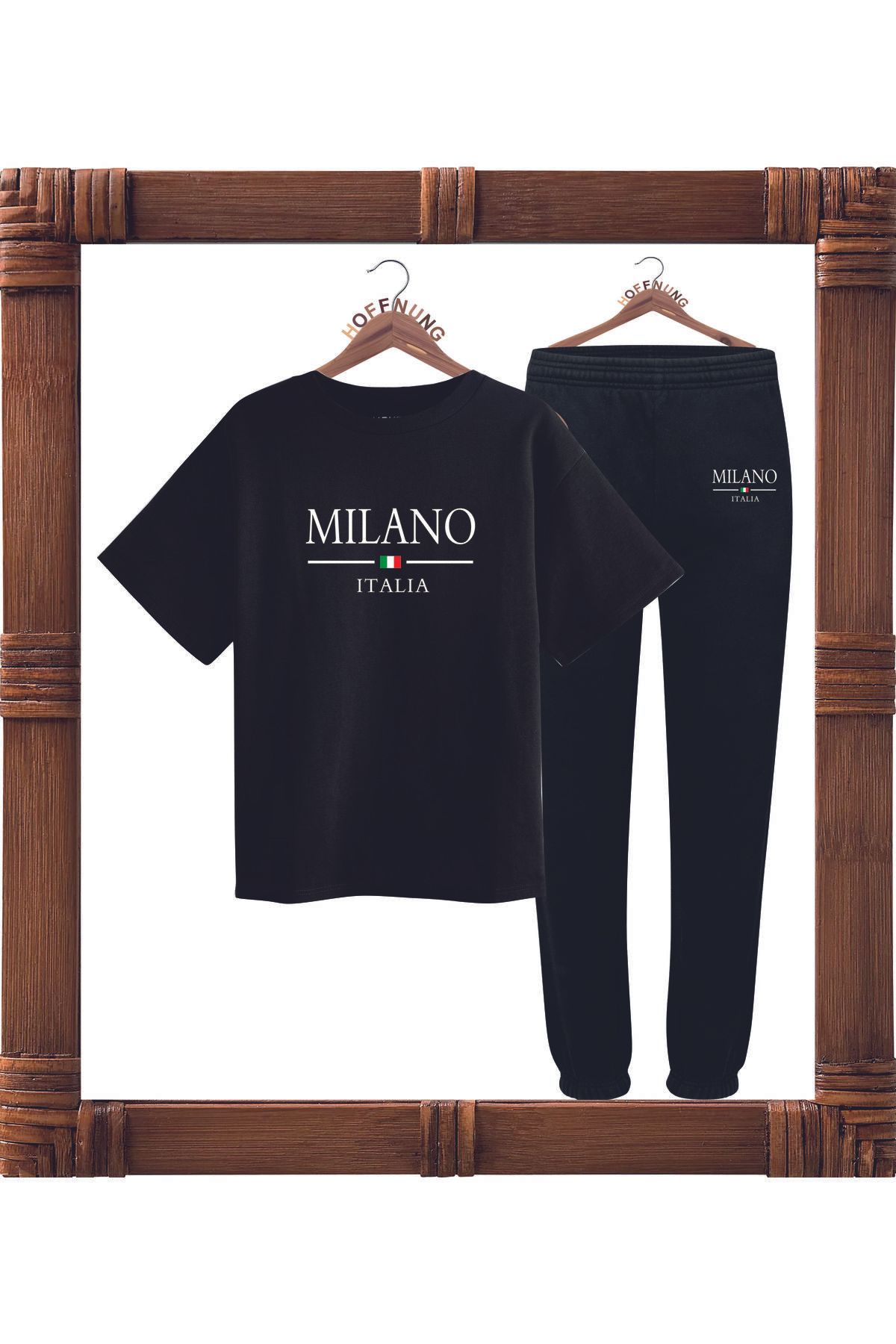 HOFFNUNG Full PANTS MILANO ITALIA Baskılı oversize 2IPLIK