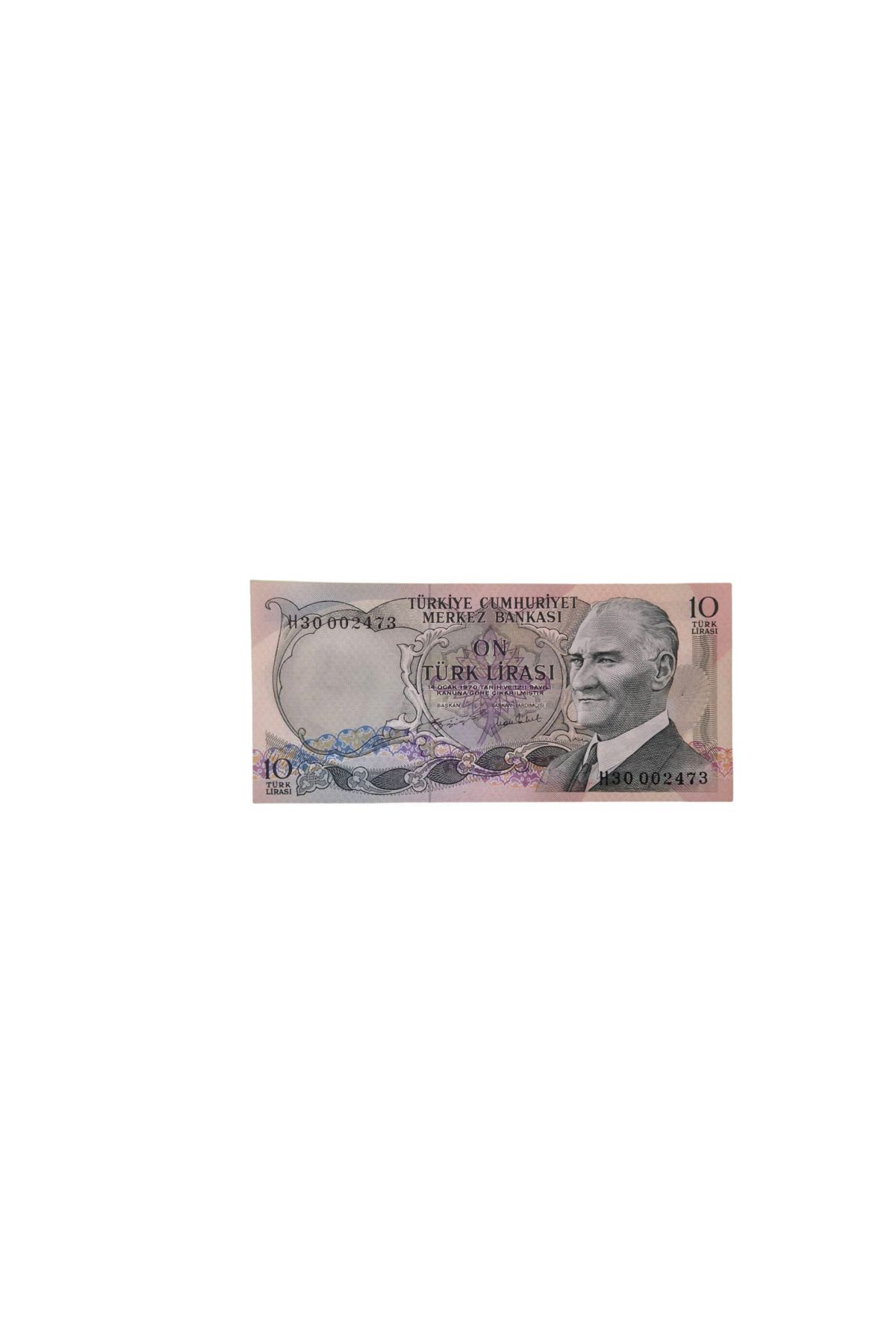 Koleksiyon 6.EMİSYON 10 LİRA ÇİL