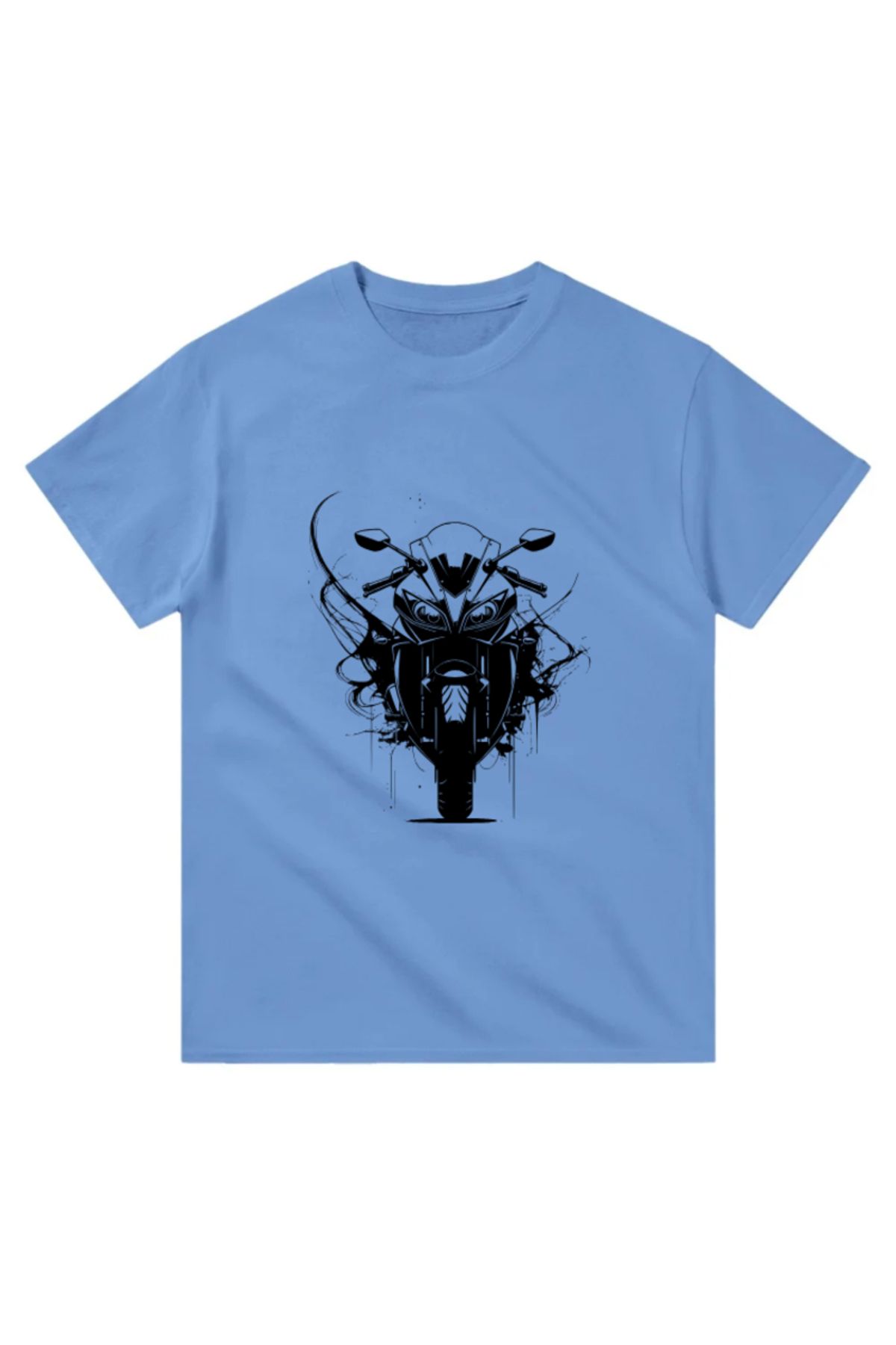 Yeta Motorcu Tişörtü - Motosiklet Desenli Tshirt