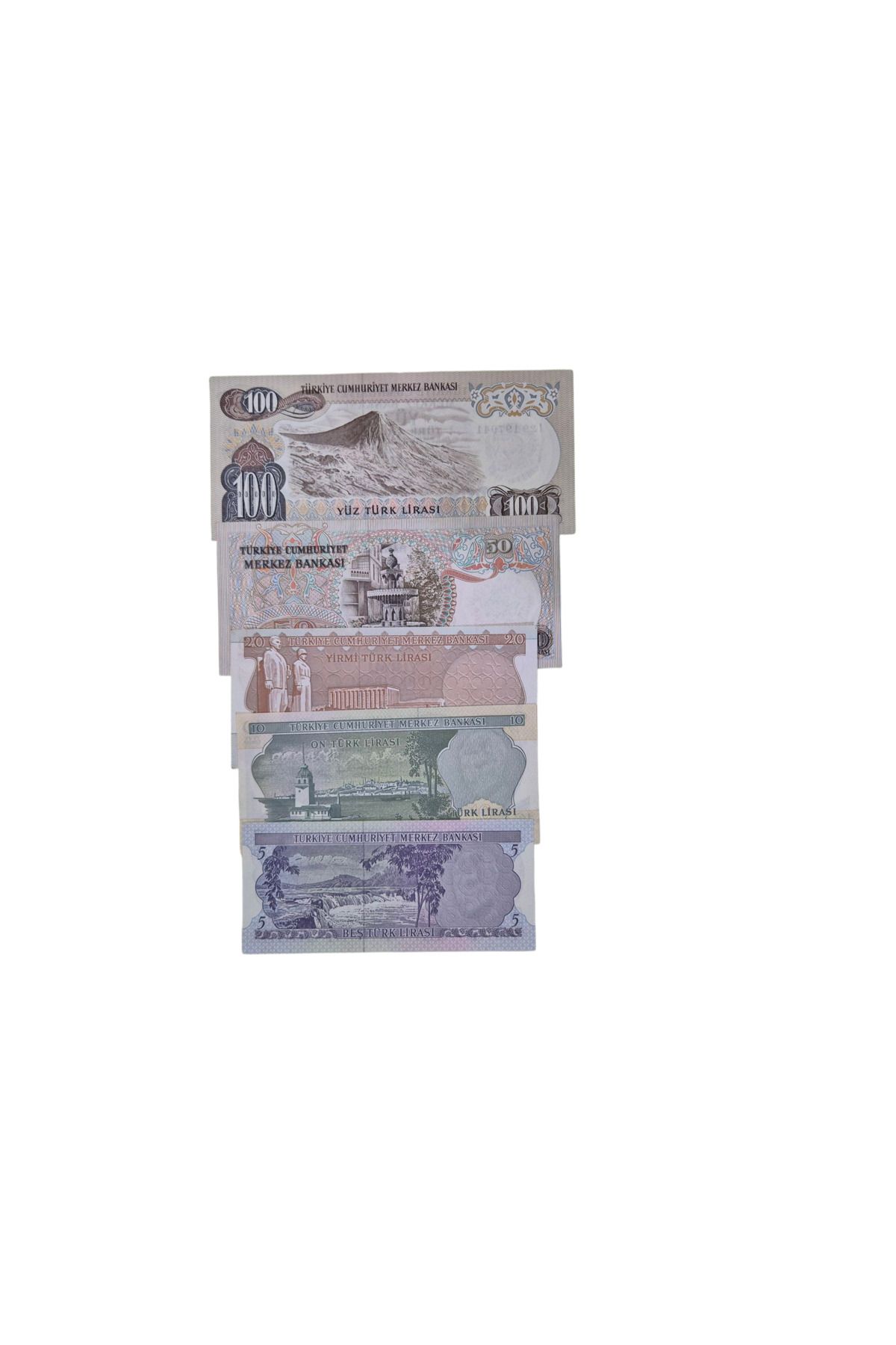 Koleksiyon 6.EMİSYON 5 Lİ TAKIM (5-10-20-50-100) ÇİL