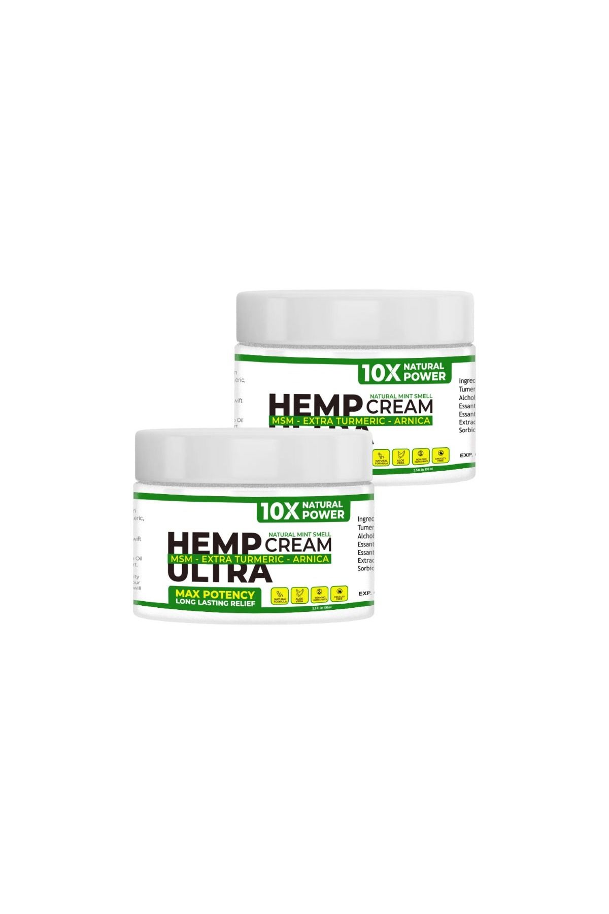 Natural Creams Hem.pCream Vücut Sızılarına Hızlı Etkili Bakım ve Masaj Kremi 100ml x 2 adet