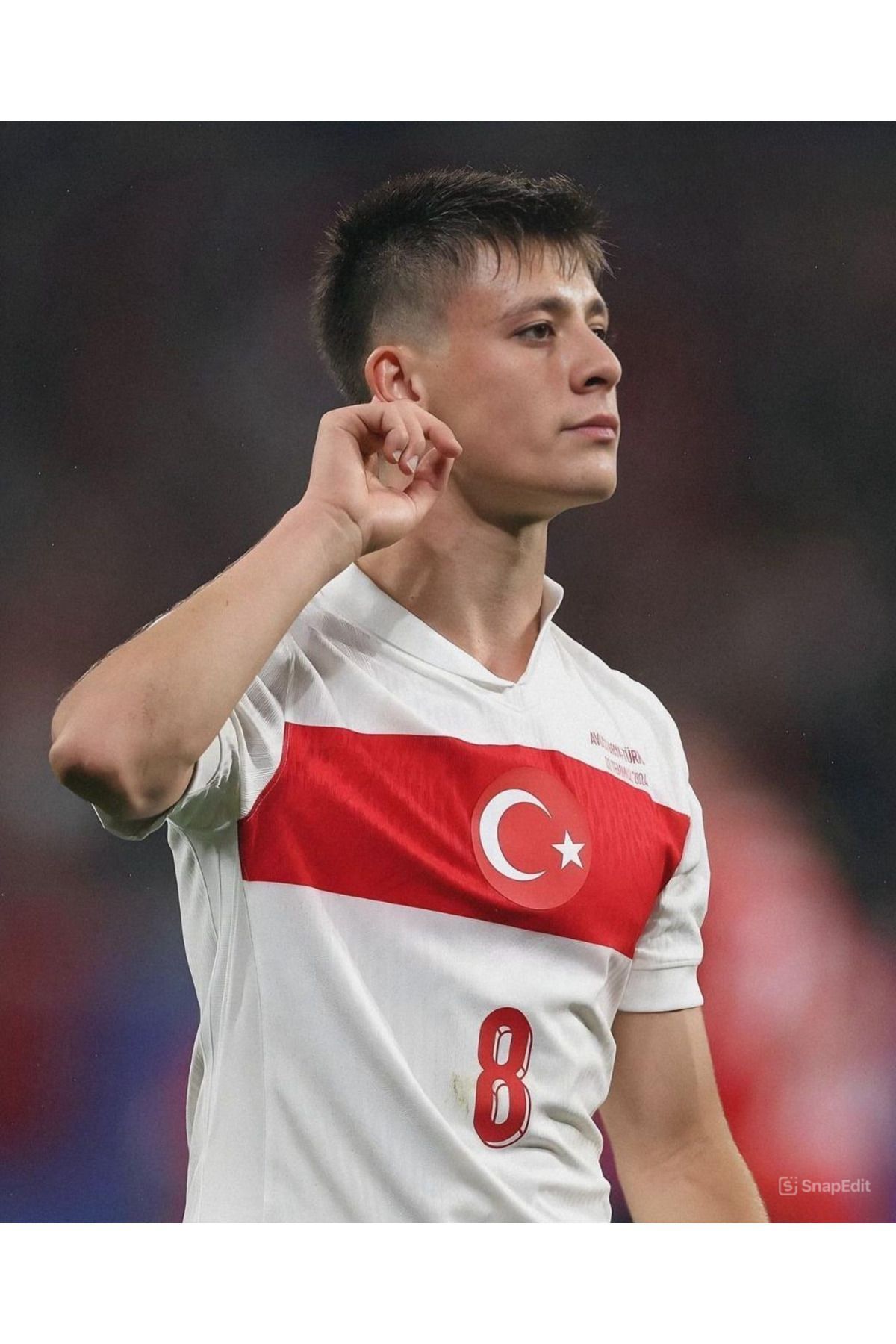 Atlas Global Türkiye Euro 2024 ARDA' GÜLER' 8 Numara Yetişkin Forması (BEYAZ)