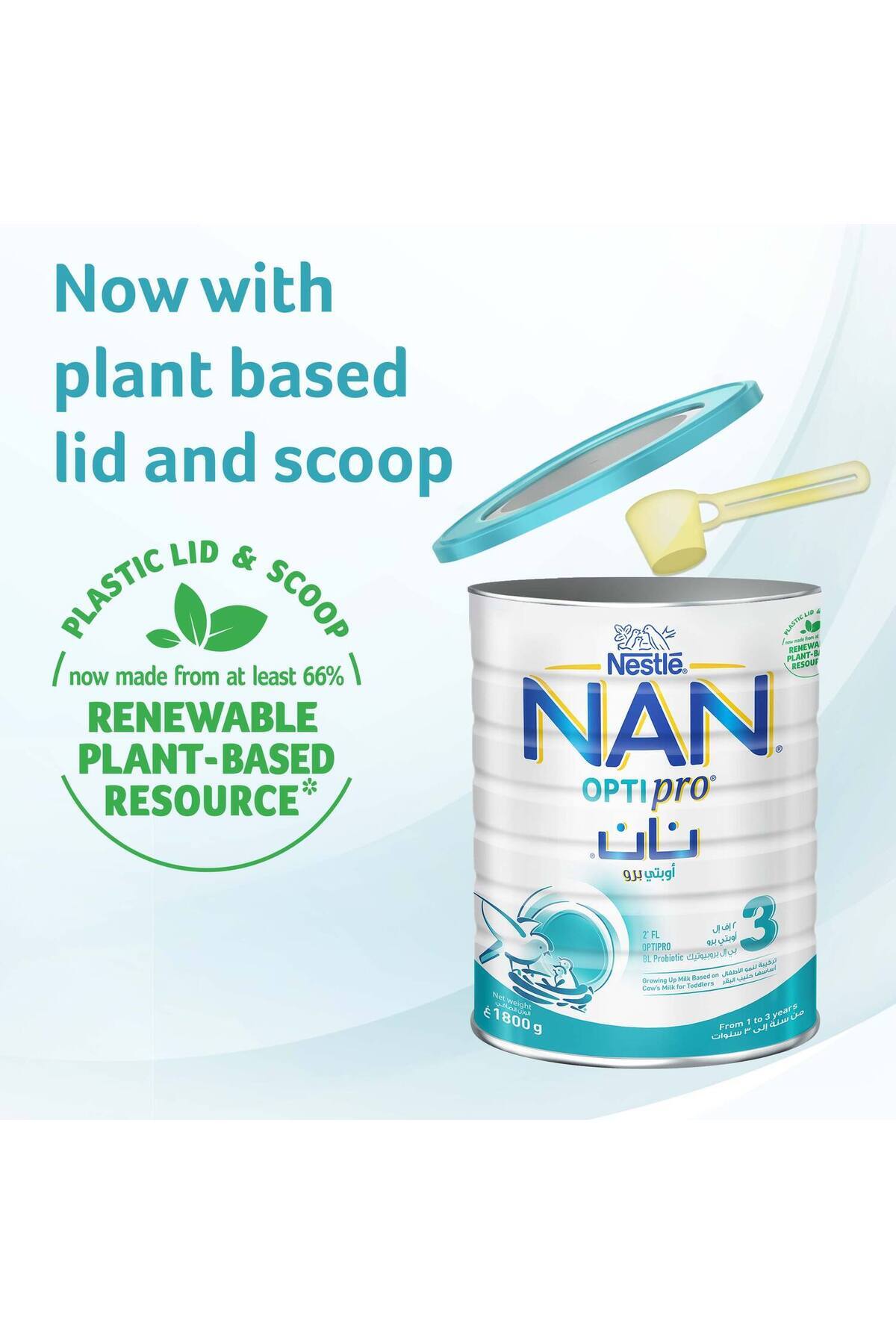 Nestle-NAN Nestle NAN Optipro Stage 3 Growing Up Formula From 1 to 3 year 1.8 kg 6