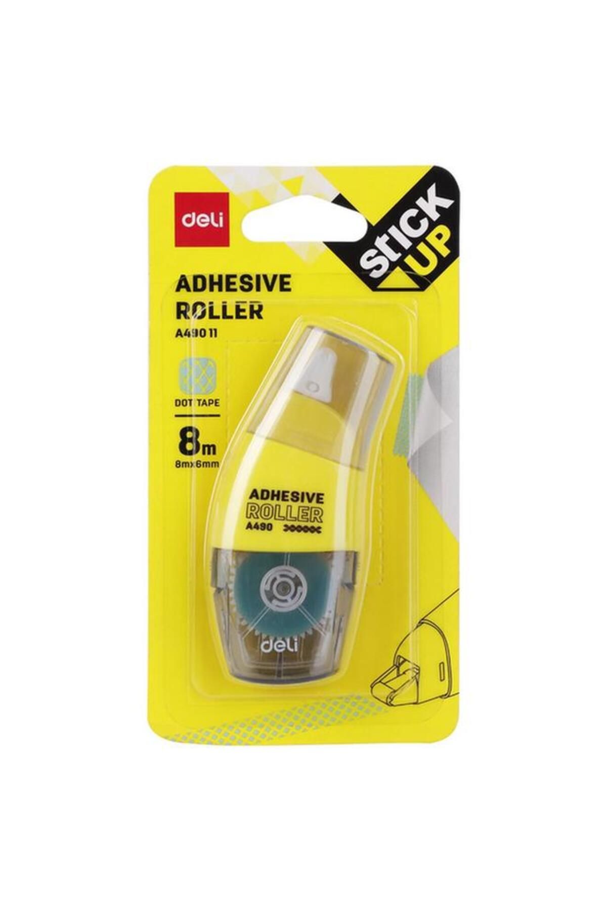 Generic-بكرة لاصقة متينة متعددة الألوان من Deli Stick Up Glue، 8 أمتار × 6 مم، 142142 3