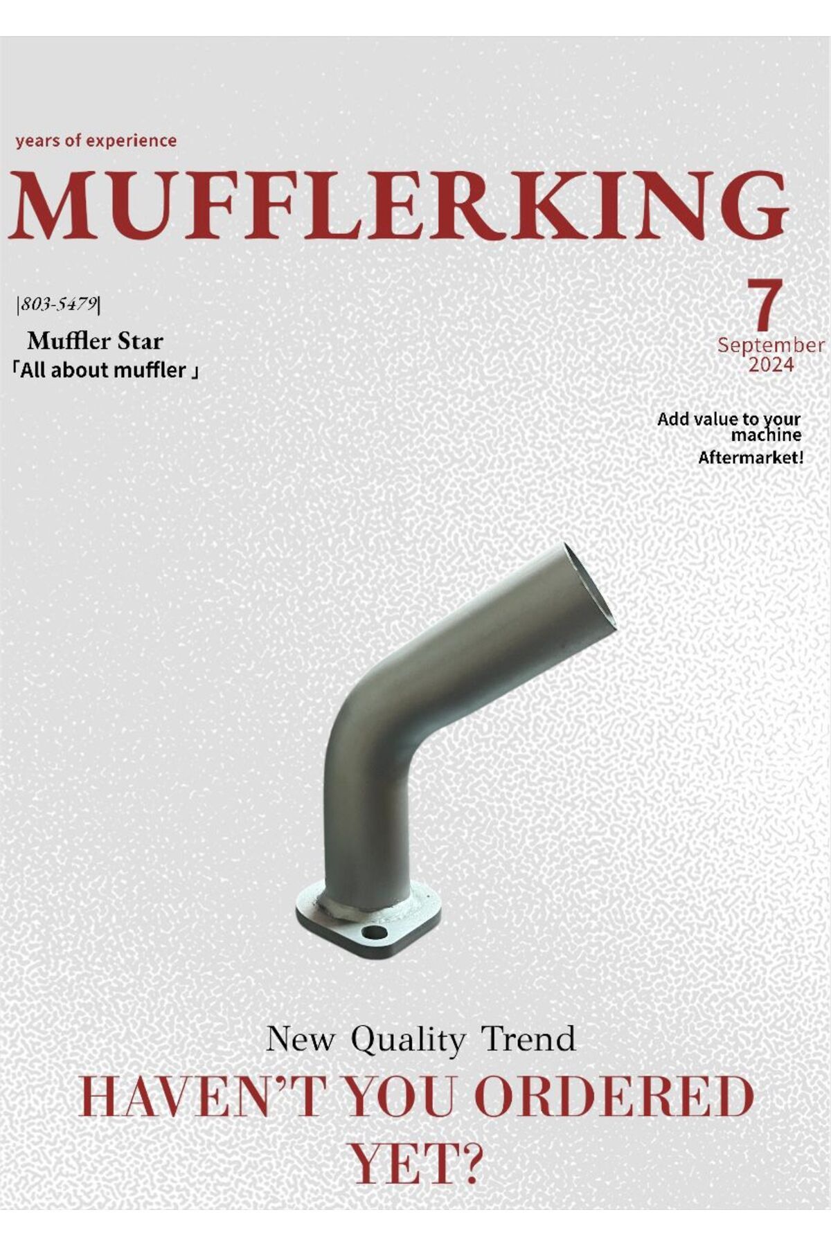 Muffler King 8035479 803-5479 egzoz borusu Ex100-1 hitachi uyumlu
