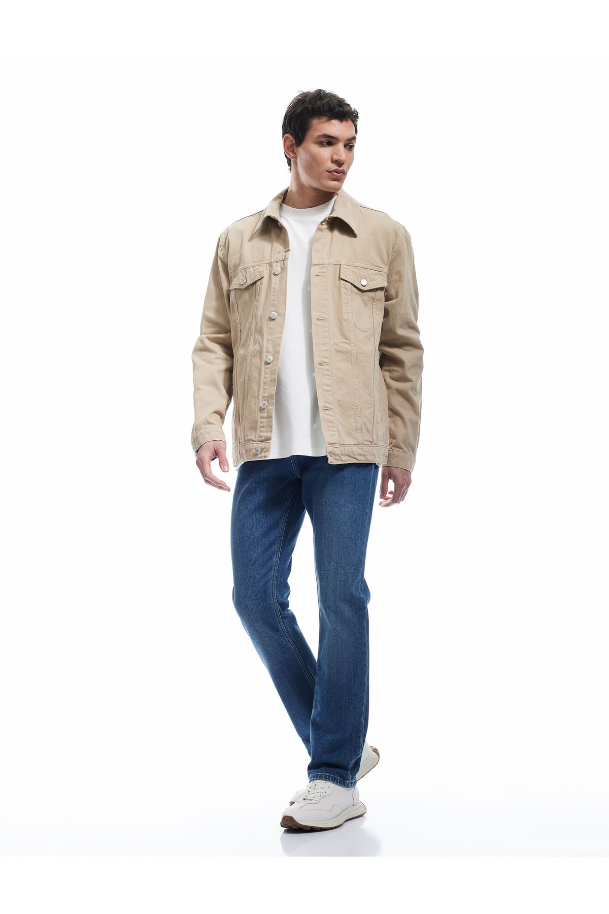 Koton Normal Bel Pamuklu Straight Fit Jean Pantolon - Mark Jean