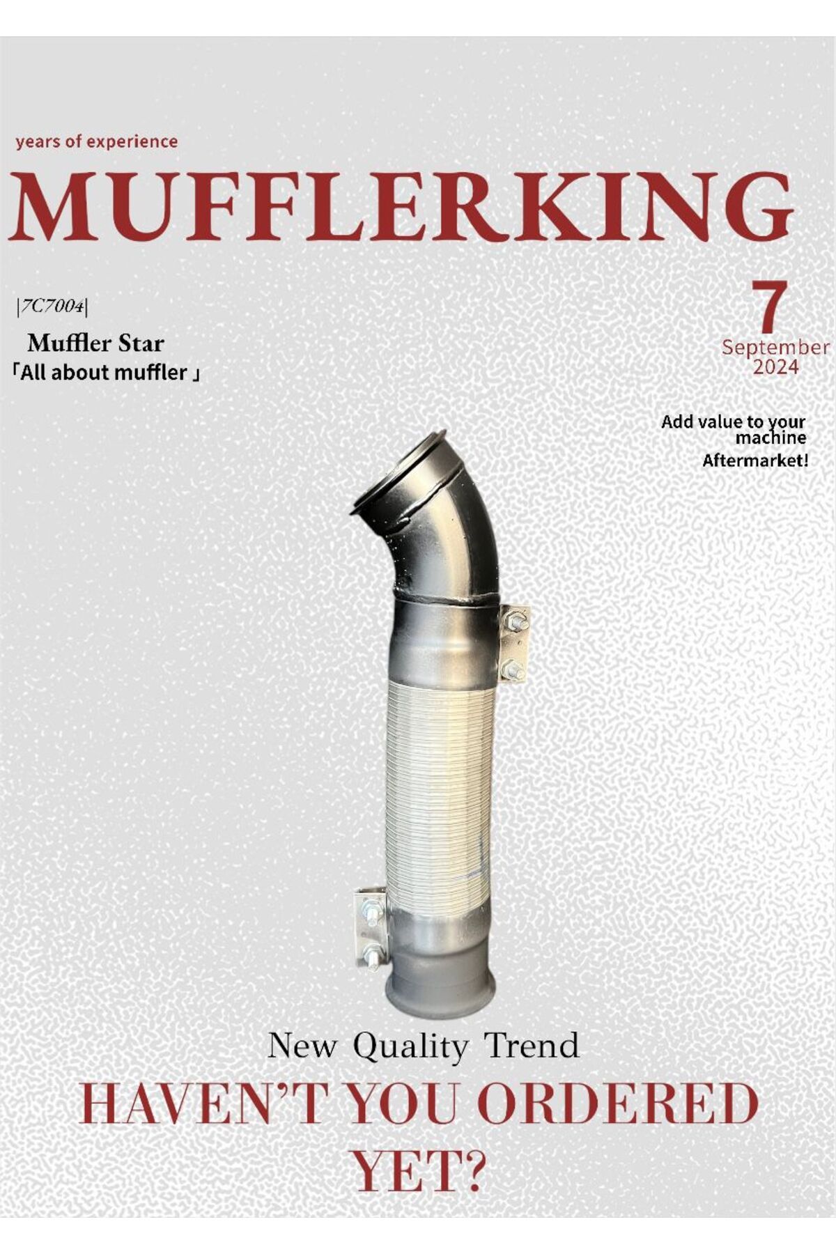 Muffler King 7c7004 7c 7004 2w7088 2w 7088 Egzoz Spirali 963 Cat Uyumlu