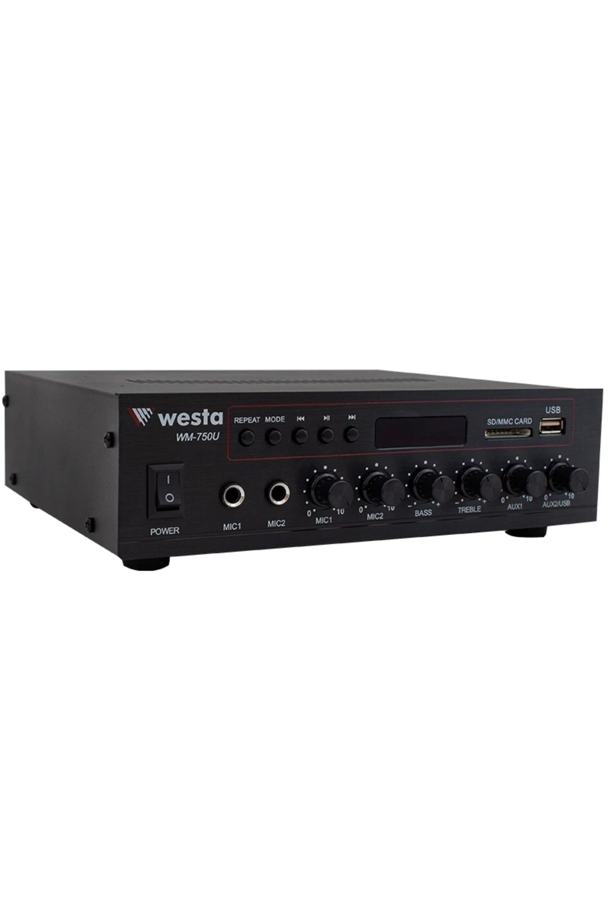 Lenaca Westa Wm-750u 80w Mini 100v/70v/4-16 Ohm Usb/sd/bluetooth/ Uk-2 Mik.giriş Trafolu Anfi