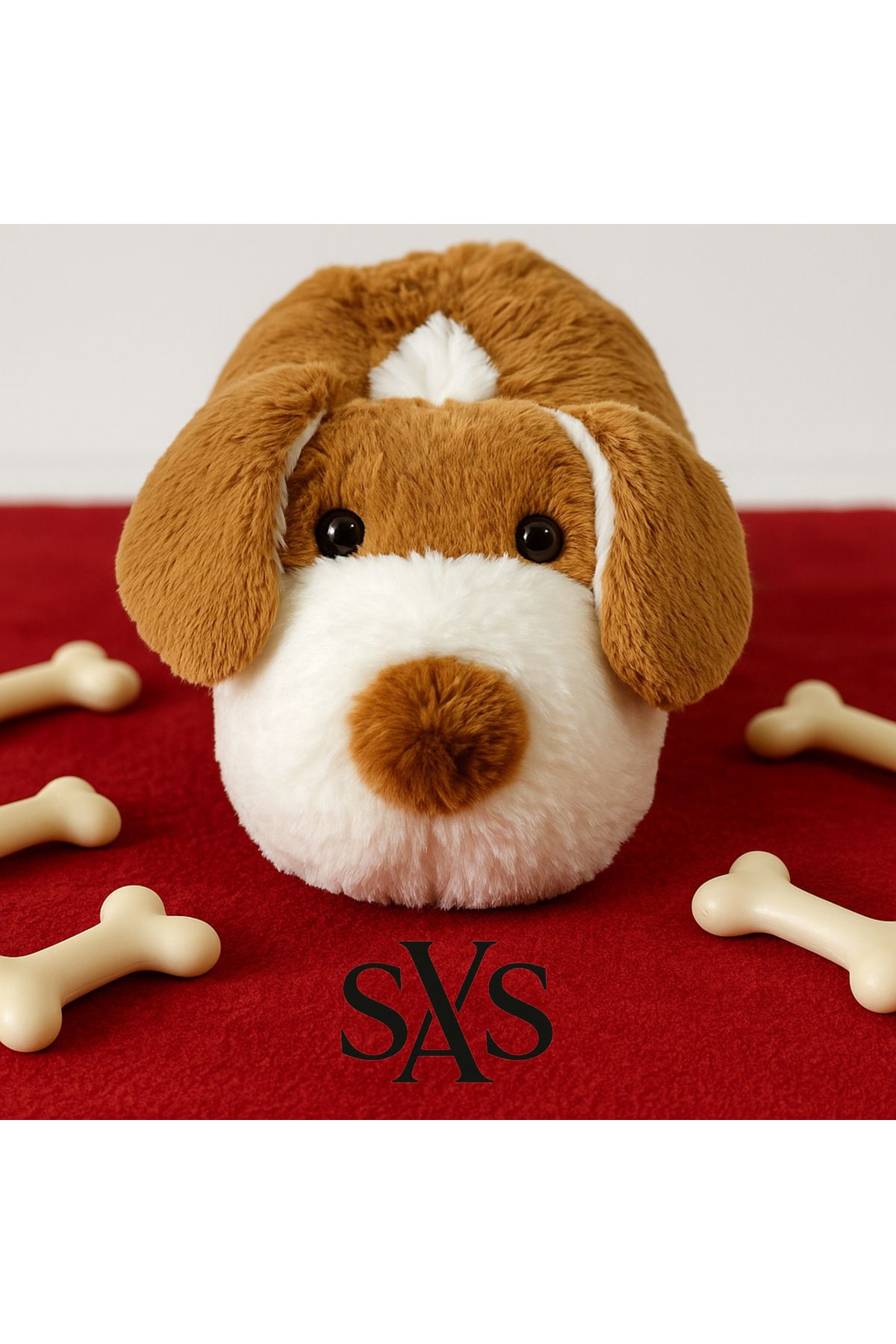 SAVAŞ Savaş Panduf Kadın Kışlık Ev Terliği - Sevimli Köpek Modeli
