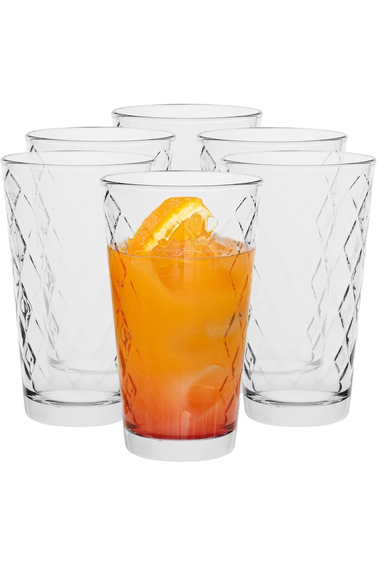 Home Lotte Uzun Bardak 370 ml Su, Meşrubat, Limonata, Highball, Kokteyl Bardağı (Polonya)