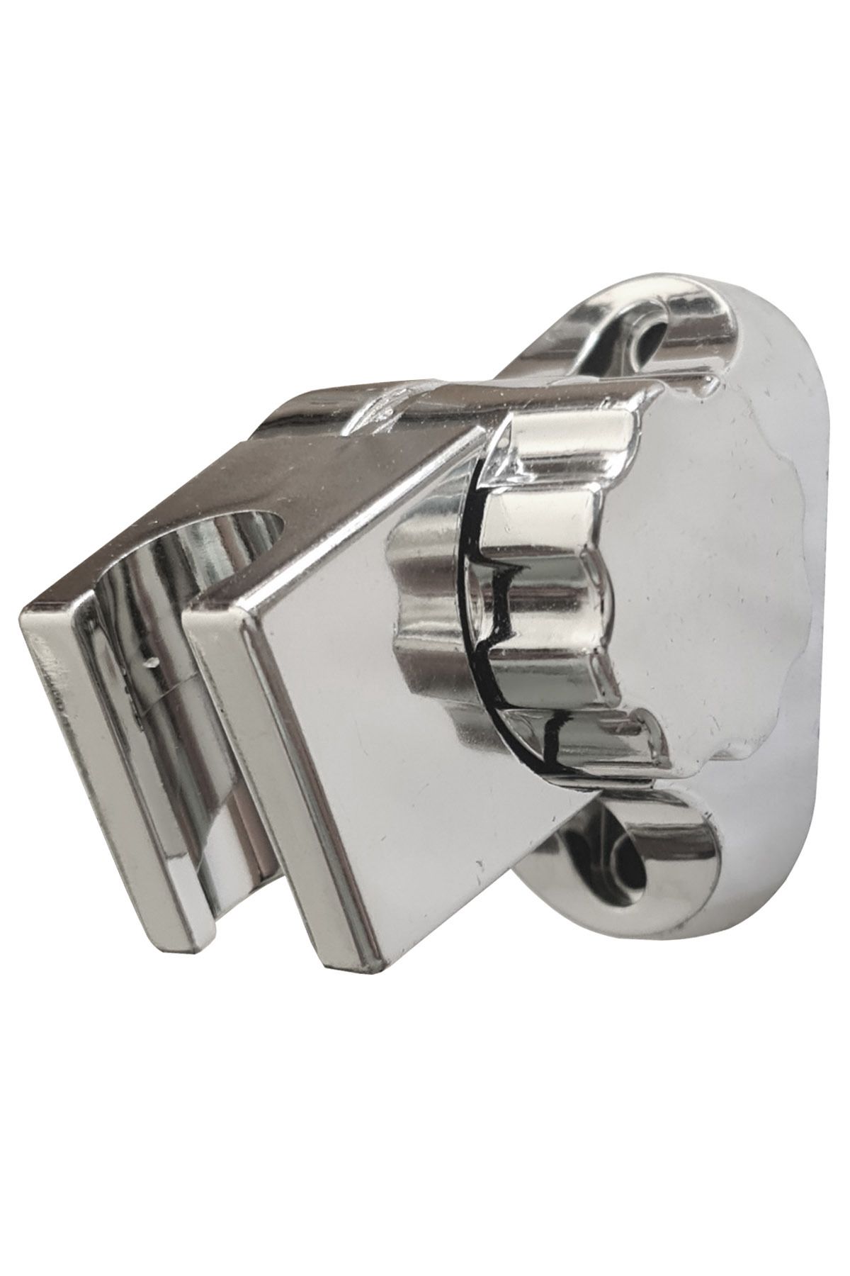 Binbirreyon Banyo Duş Başlığı Askısı Duş Mafsalı Ayarlanabilir Krom Görünümlü LB110