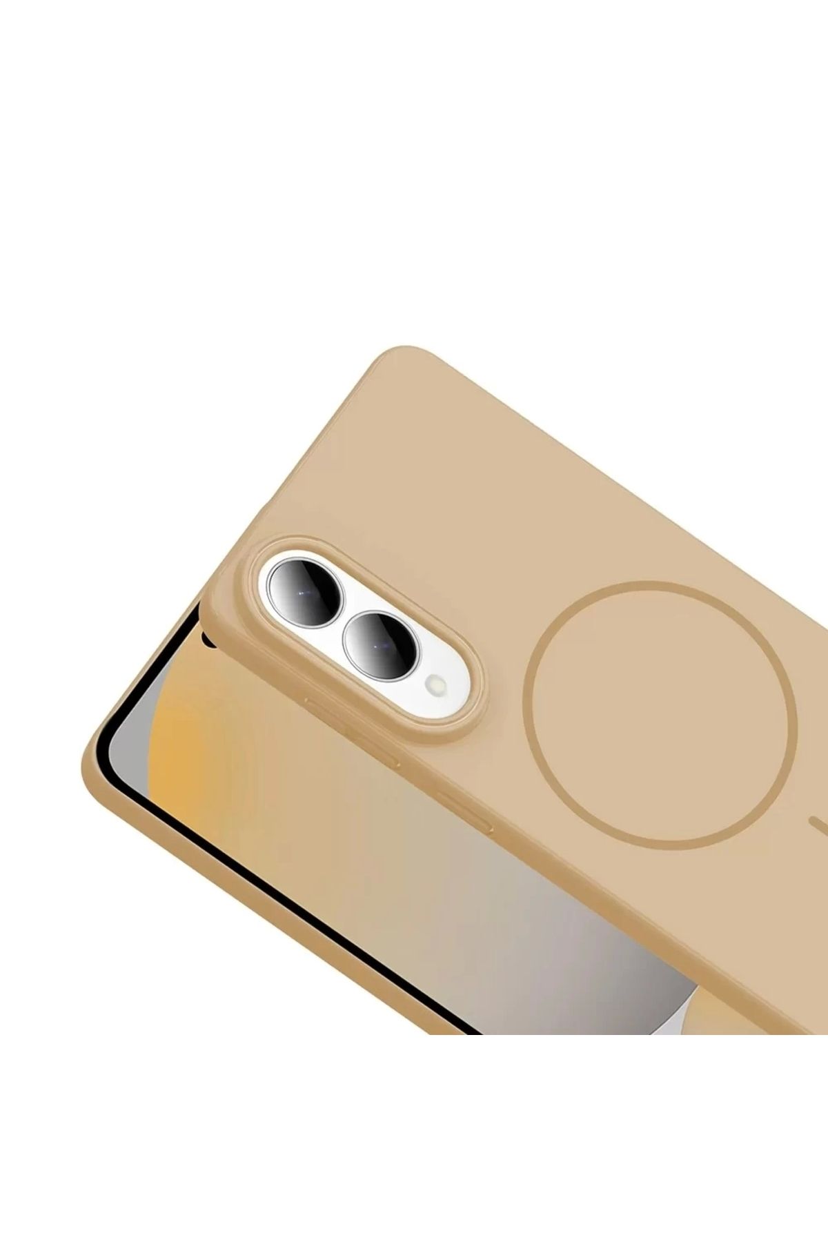 Lopard Samsung Galaxy S25 Edge Yumuşak Hisli Sert Kılıf Magsafe Şarj Özellikli Ruby Sert Kapak