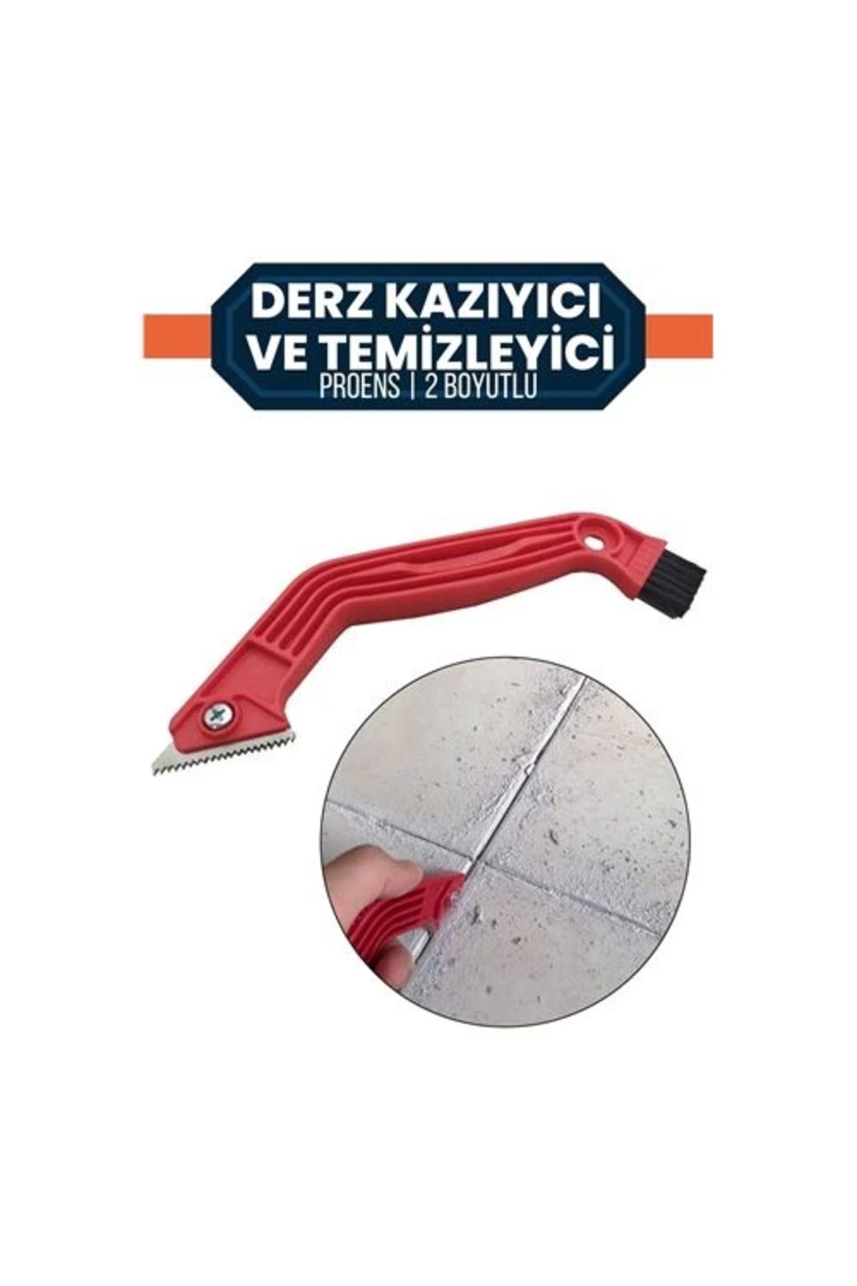 NZM TİCARET Proens 2 Boyutlu Derz Kazıyıcı Ve Temizleyici