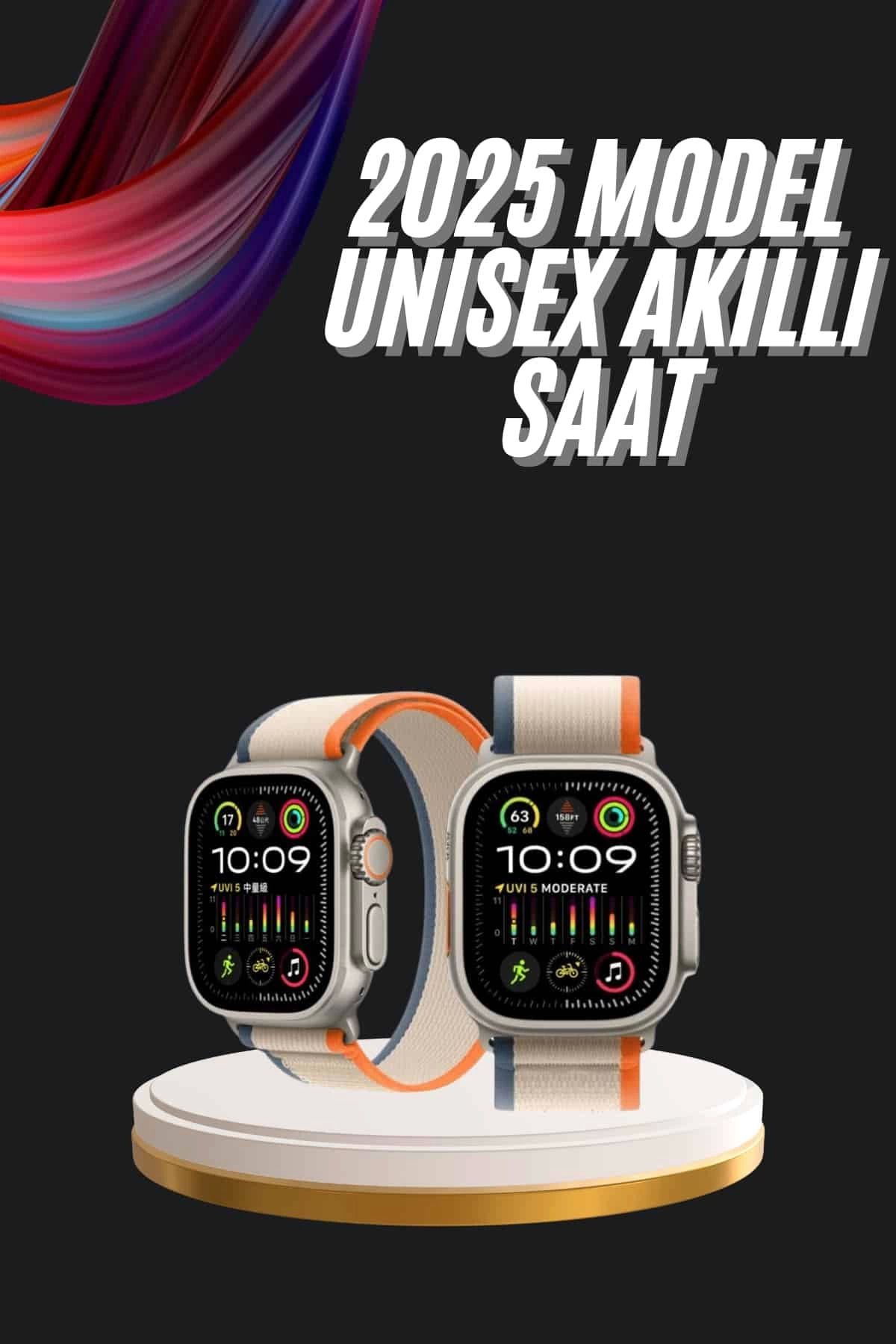 MELFSHOP Akıllı Saat Kol Saati Android ve İOS Uyumlu Nabız Ölçer Sesli Asistan