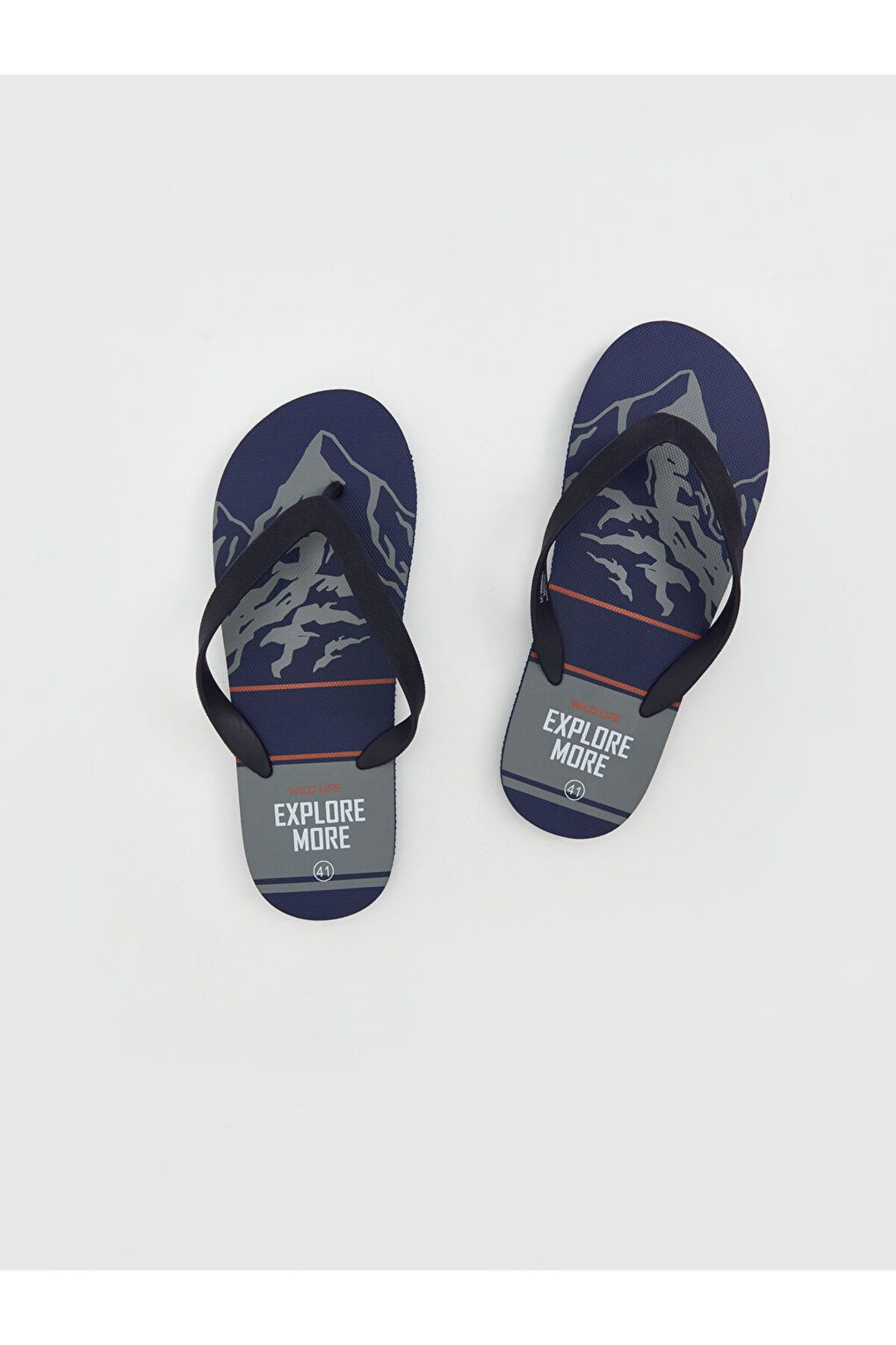 LC Waikiki-New Season Printed Men's Flip Flops - S5Ou01Z8 3