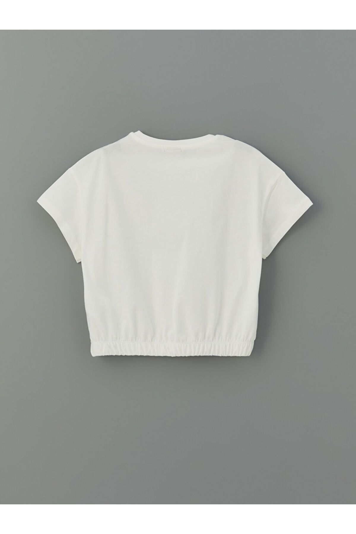 LC Waikiki-New Season Crew Neck Girls Crop T-Shirt - S5Fd58Z4 5