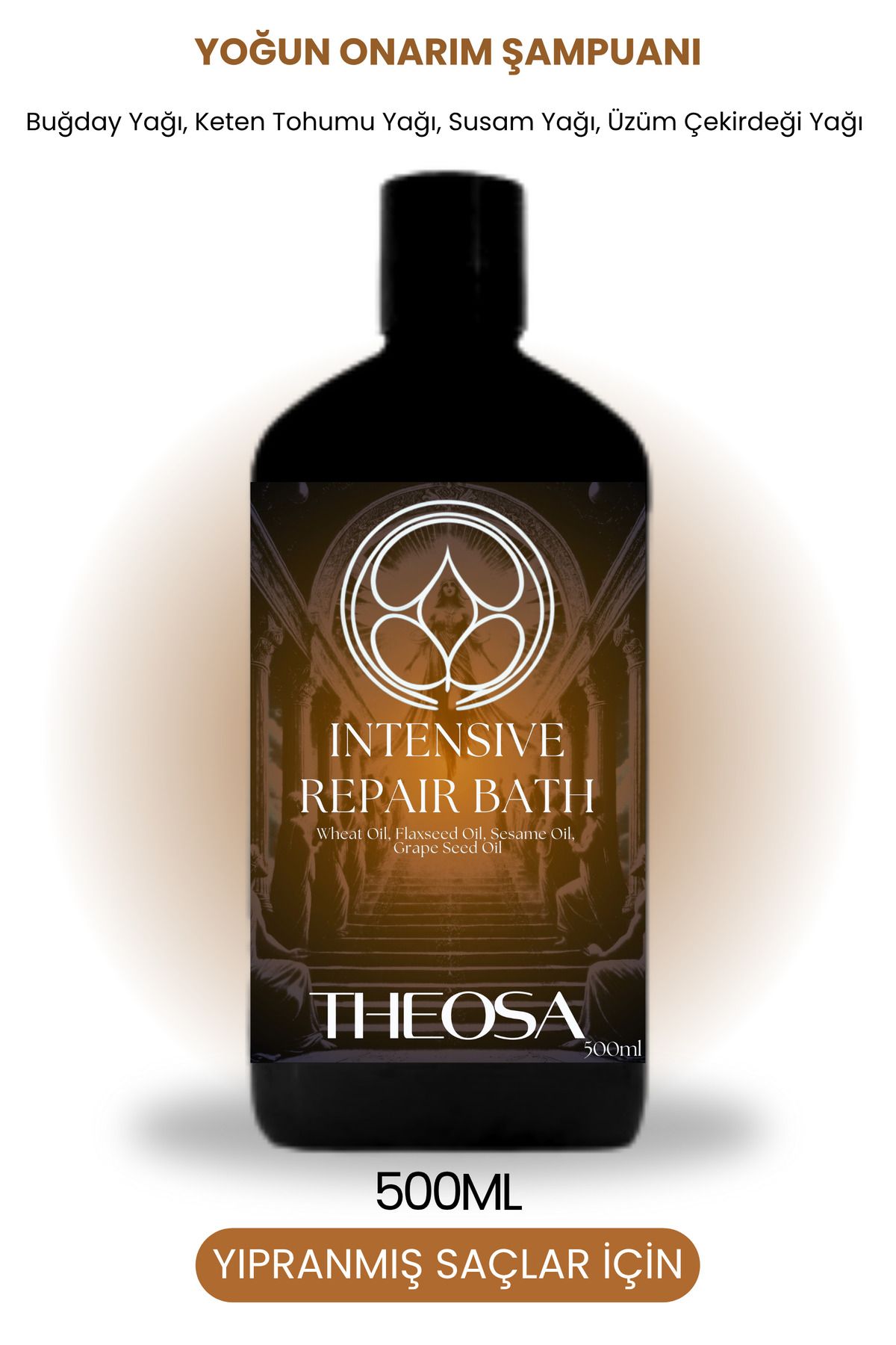 THEOSA Intensive Repair Bath 500 ml Şampuan ( Yıpranmış Saçlar için Yoğun Onarım Şampuanı )