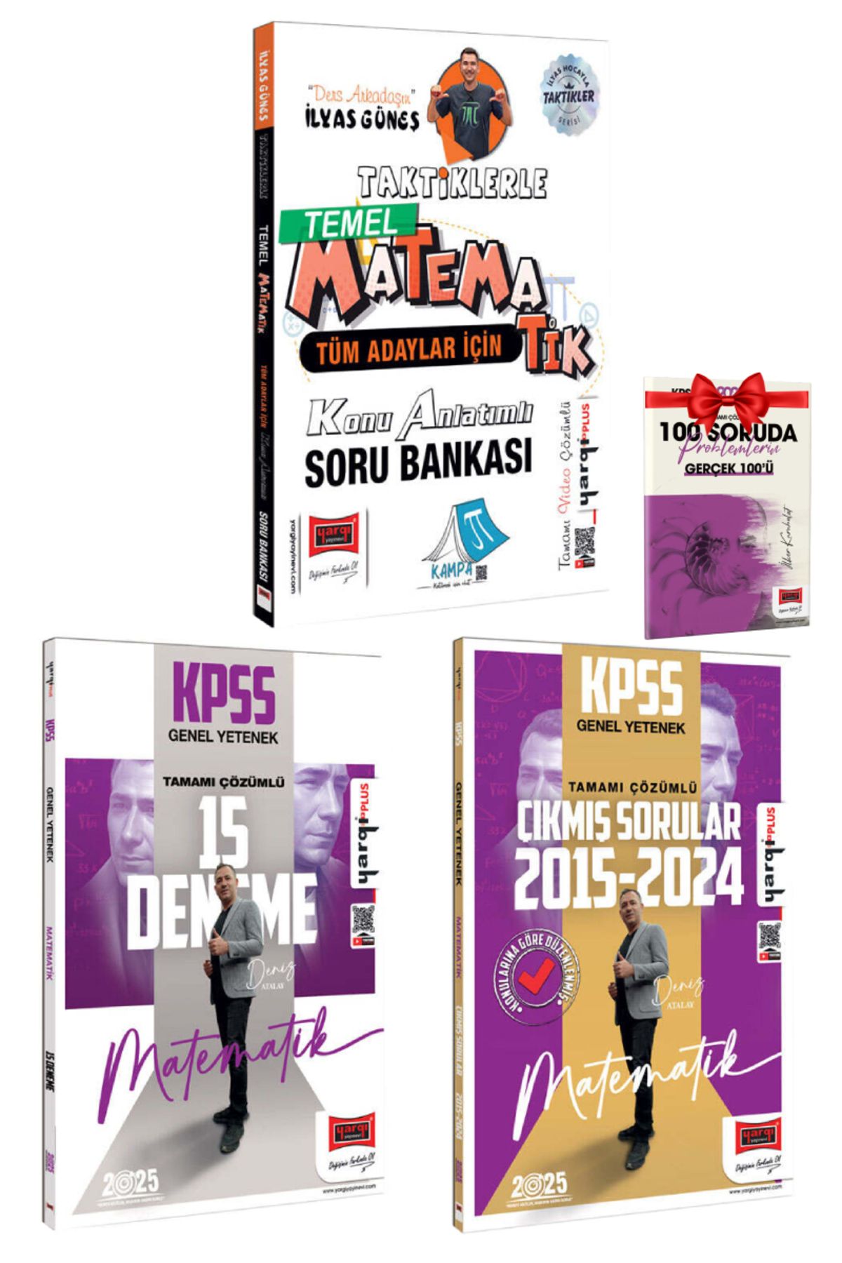 Yargı Yayınları Taktiklerle Temel Matematik Konu Anlatımlı Soru Bankası İlyas Güneş+Matematik Deneme+Çıkmış Soru