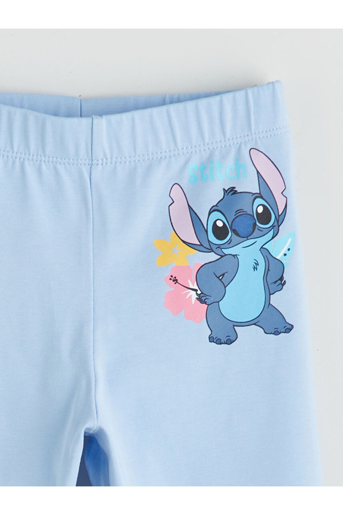 LC Waikiki Yeni Sezon Lilo & Stitch Baskili Kiz Cocuk Tayt - S5P081Z1