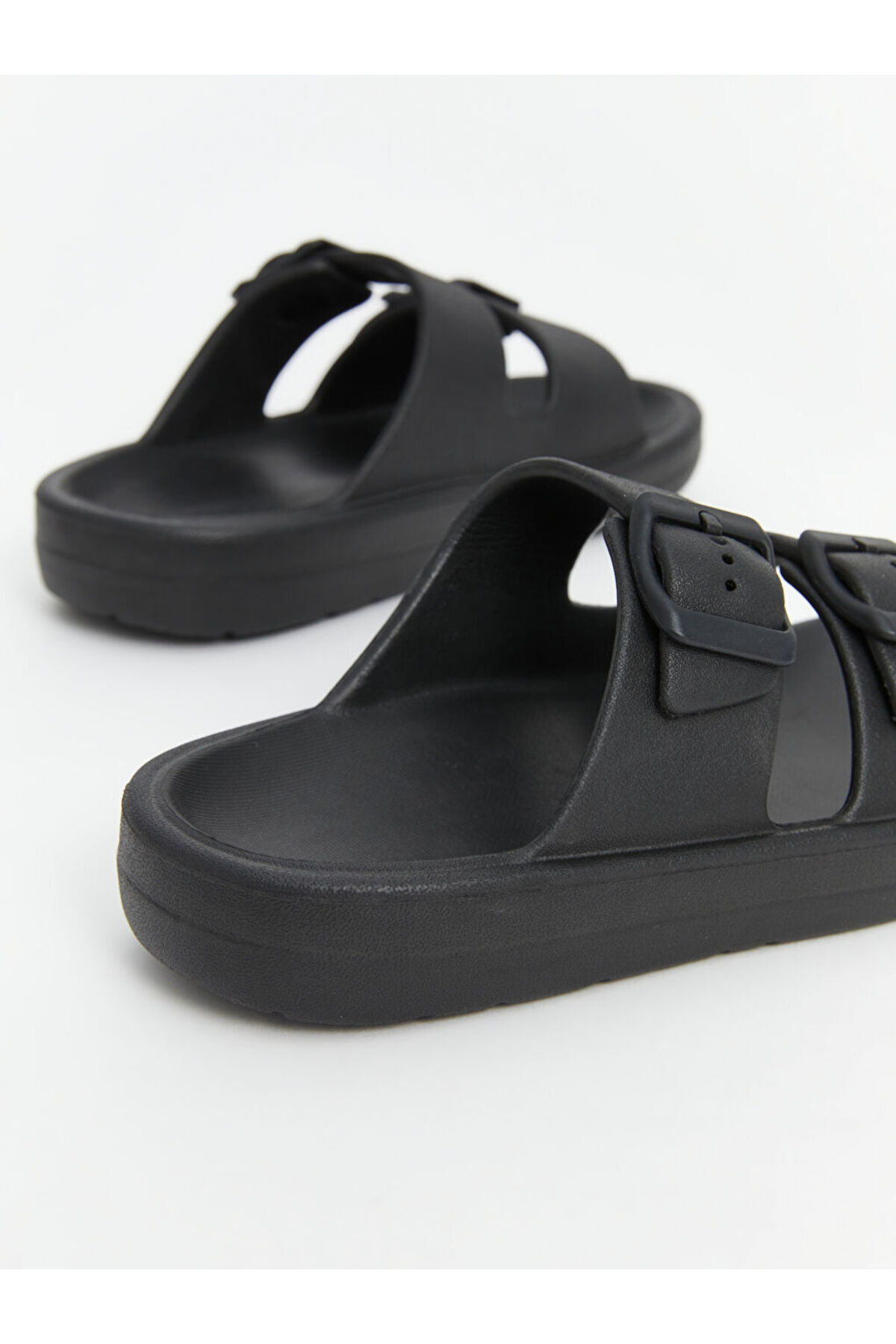 LC Waikiki-New Season Buckle Detailed Double Banded Boy's Slippers - S5If93Z4 5