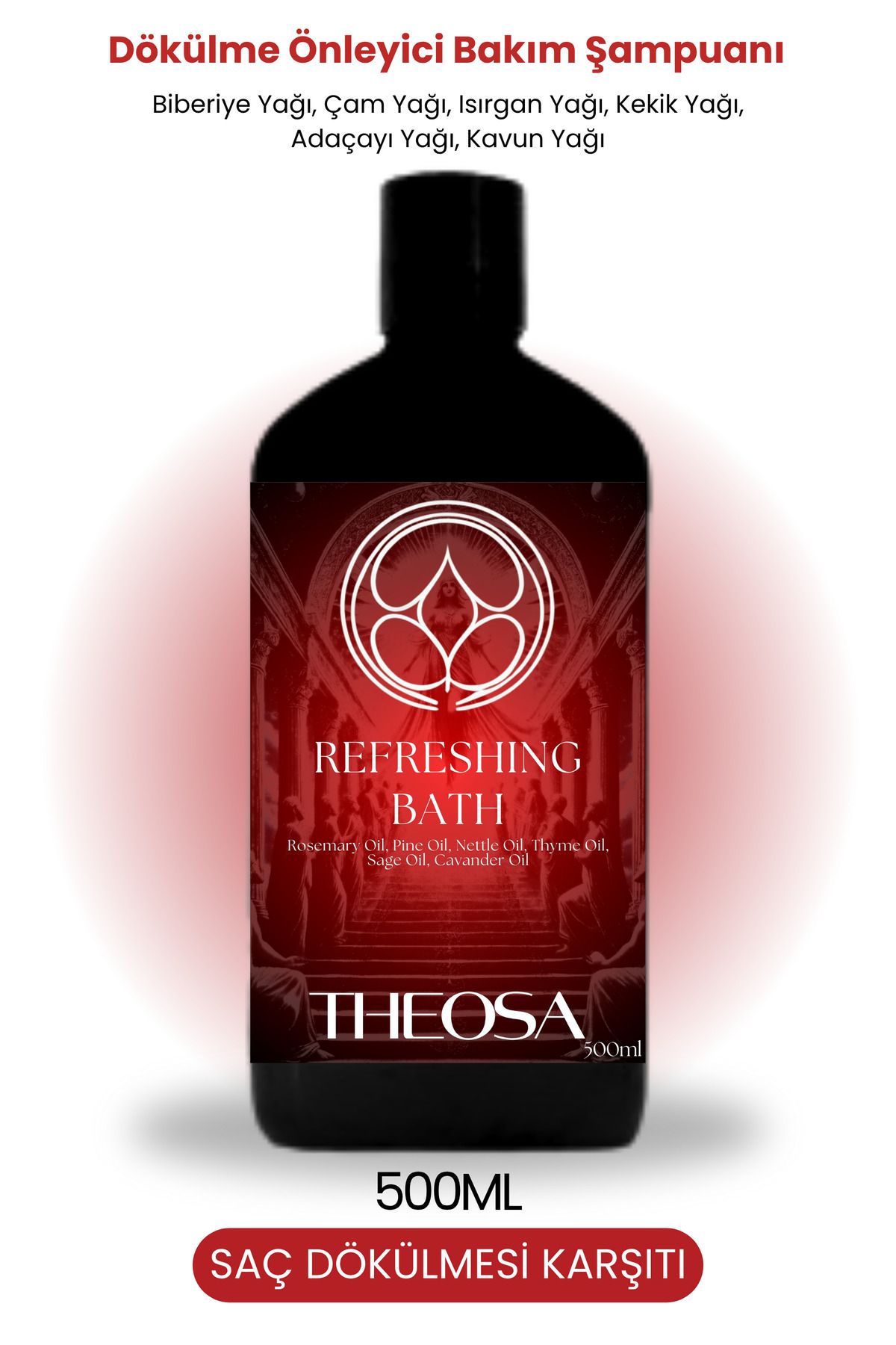 THEOSA Refleshing Bath 500 ml Şampuan ( Kökten ve İncelerek Dökülen Saçlar İçin Yenileyici Bakım Şampuanı)
