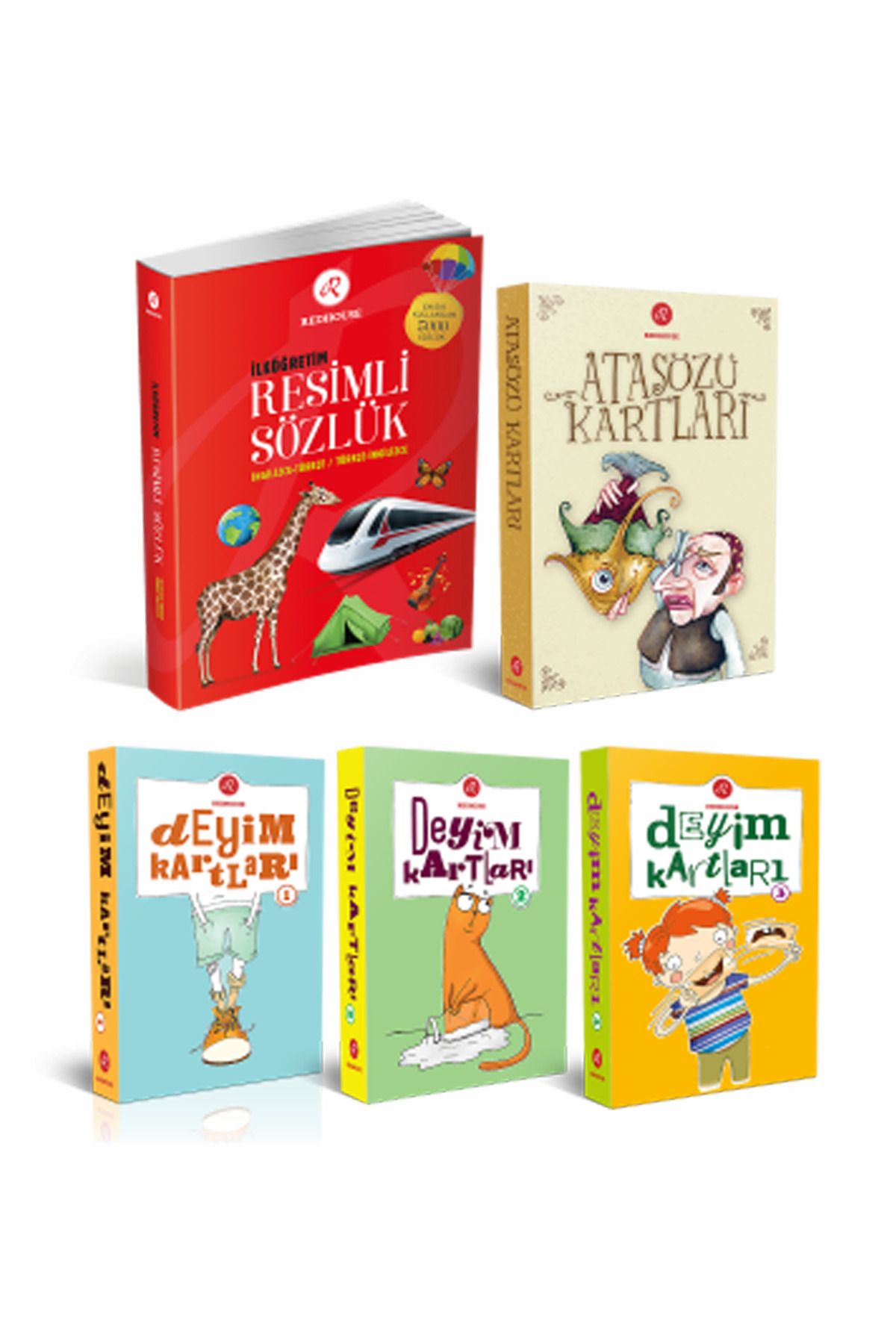 Redhouse Kidz Yayınları Türkçe Deyim ve Atasözü Kartları, İlköğretim İngilizce Sözlük