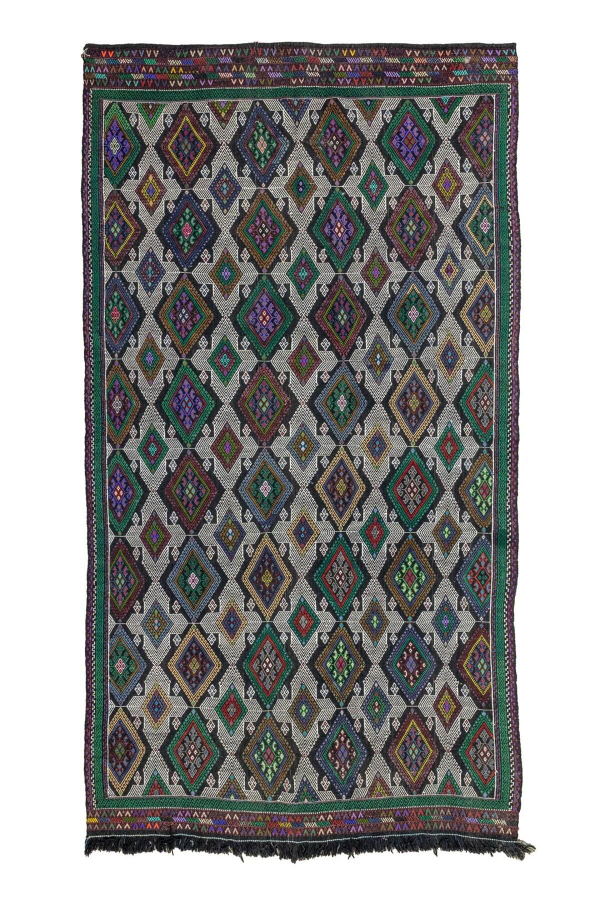 Soho Antiq Meruert Geometrik Tasarımlı Cicim Kilim 169x323 cm