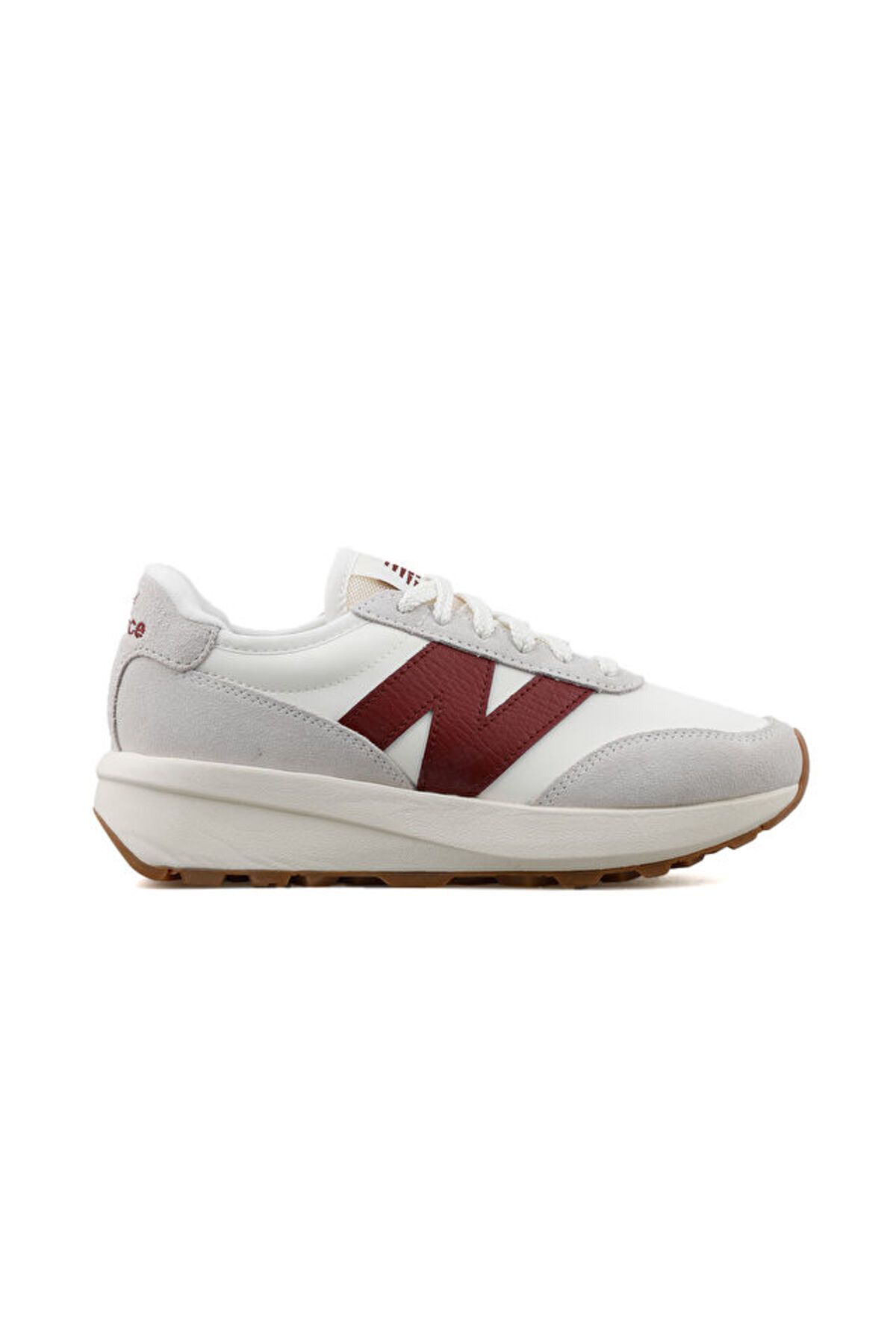 New Balance 370 Beyaz Modeli Koleksiyonu Unisex Günlük Ayakkabı U370CB Krem