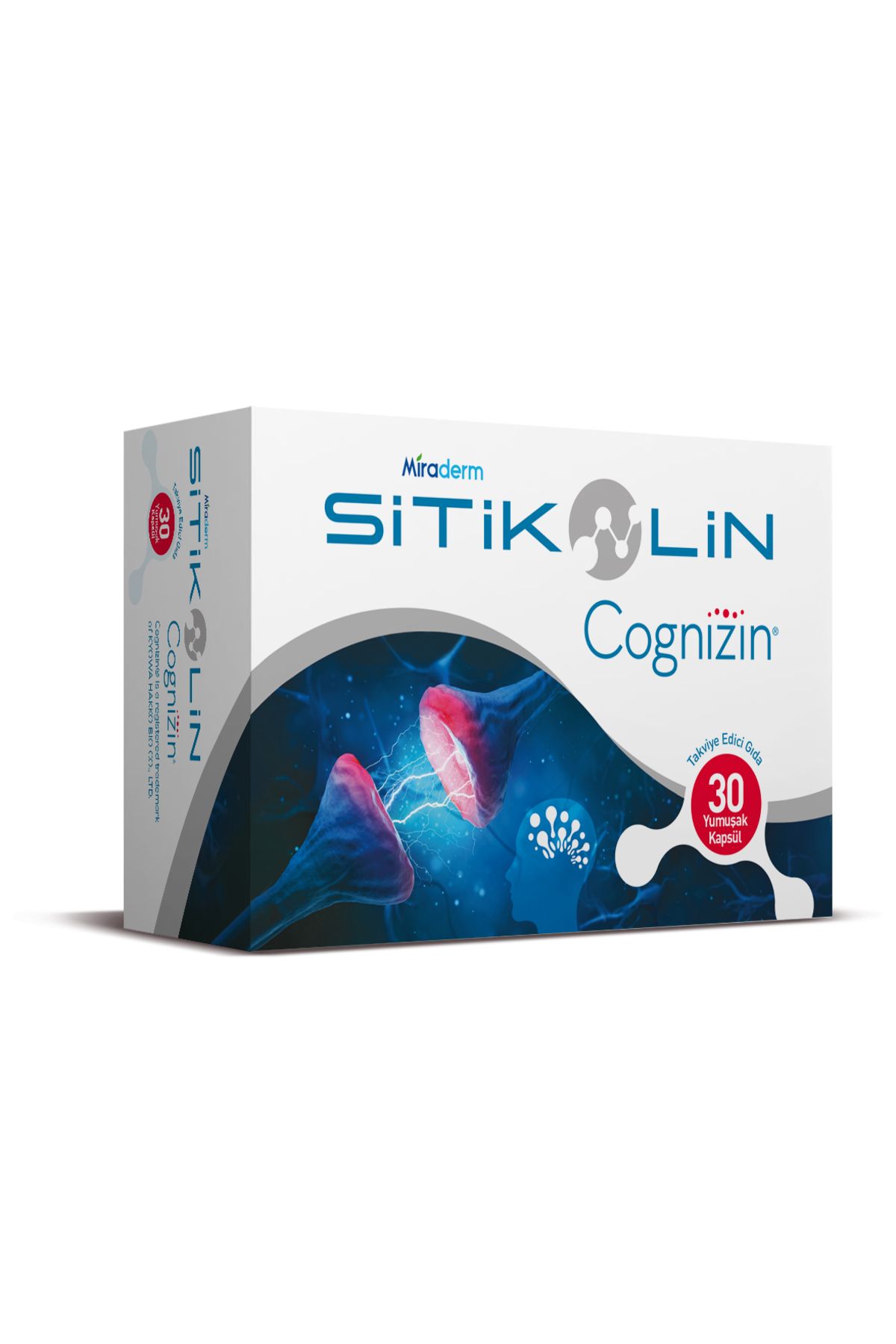 Miraderm SİTİKOLİN COGNİZİN OMEGA 3 30 SOFT JEL