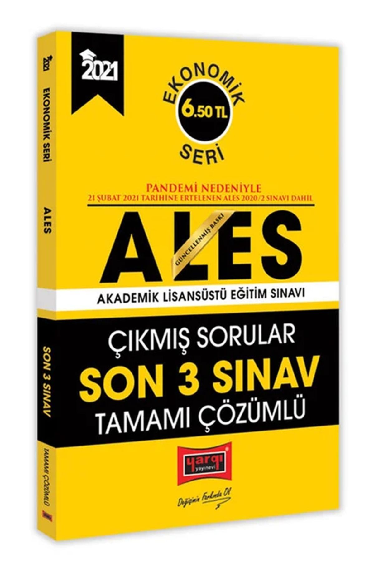 Altınpost Yayınları 2021 ALES Ekonomik Seri Son 3 Sınav Tamamı Çözümlü Çıkmış Sorular
