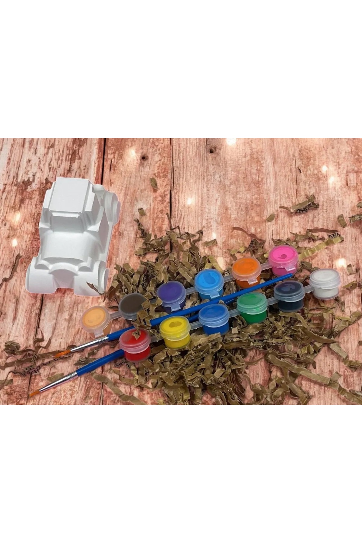 مجموعهٔ غولپیکر نقاشی روی سنگ کودکان، ست ۳ تکه شامل رنگ خودرو و قلممو