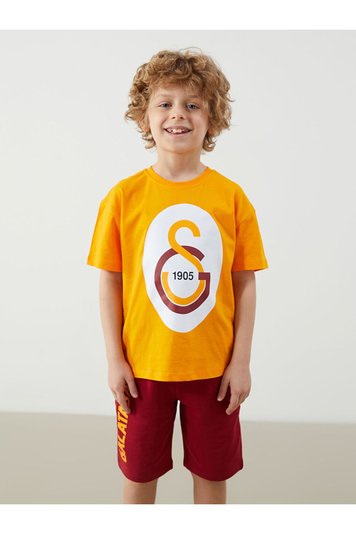 LC Waikiki-Lcw Printed Boys' T-Shirt and Shorts 2-Piece 2