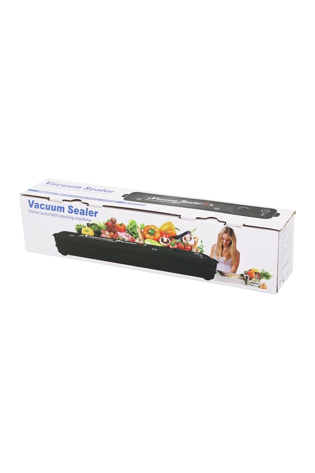 Lenaca Vacuum Sealer Elektrikli Vakumlu Paketleme Makinesi 90w 12pcs Poşet=16.5x24.5cm