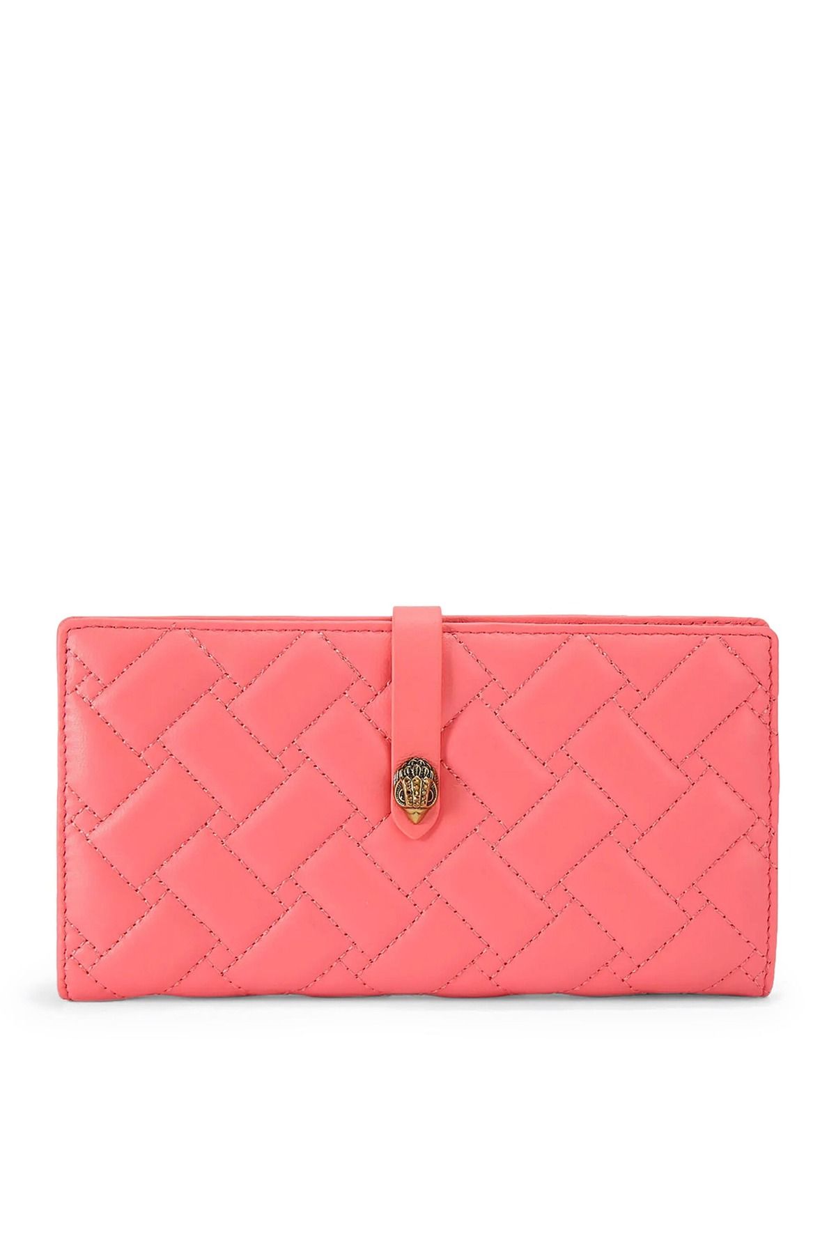 Kurt Geiger Kensington Soft Wallet 14x9 cm, Yumuşak Deri ve Kompakt Cüzdan Tasarımı