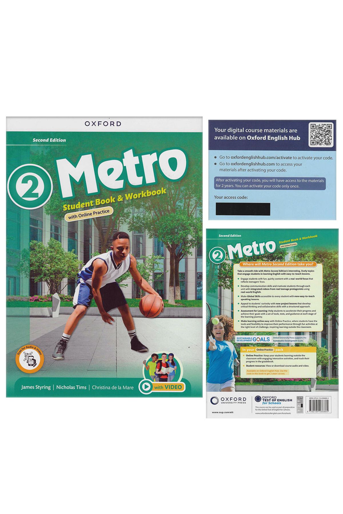 OXFORD UNIVERSITY PRESS Metro: Level 2: Student Book and Workbook with Online Practice