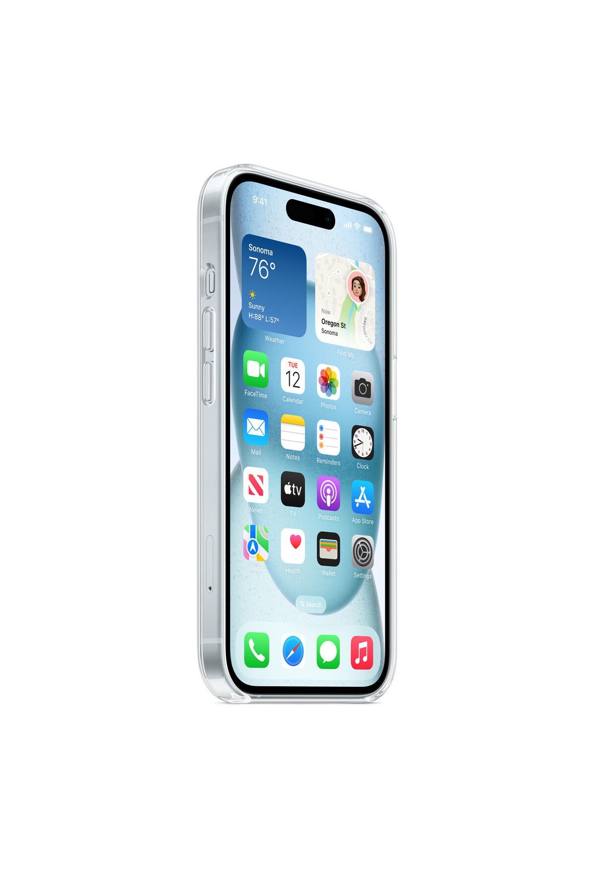 SaraCase Apple iPhone 15 Kılıf Şeffaf Magsafeli Sararma Yapmaz Animasyonlu Lisanslı Tam Koruma SC