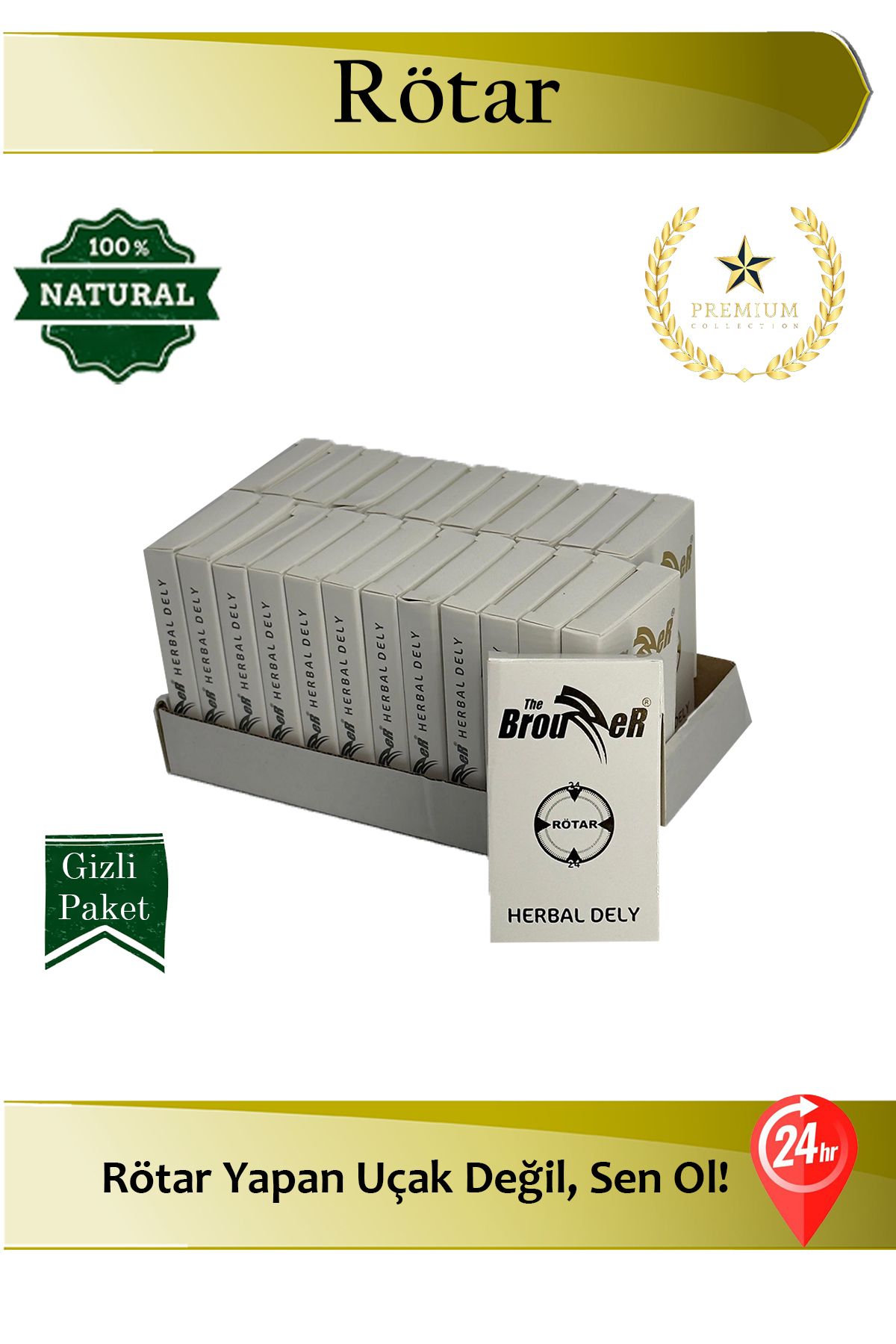 the brouzzer energy Herbiox Brouzer Performans Destekleyici Güç Arttırıcı 12 Adet Rötar Fısfıs 24 Saat Etkili