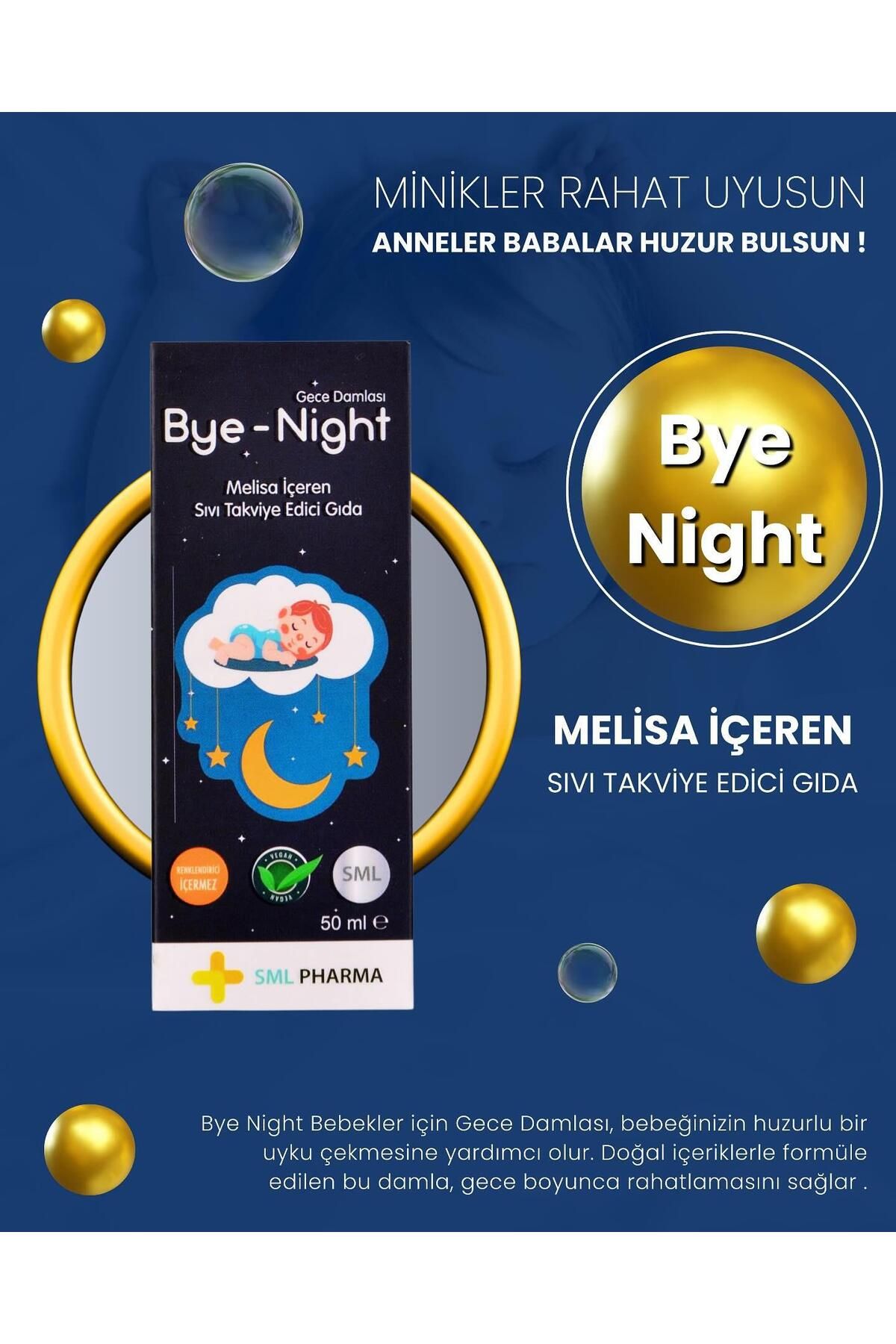 SML Bye-Night Bitkisel Gece Damlası 50 ml