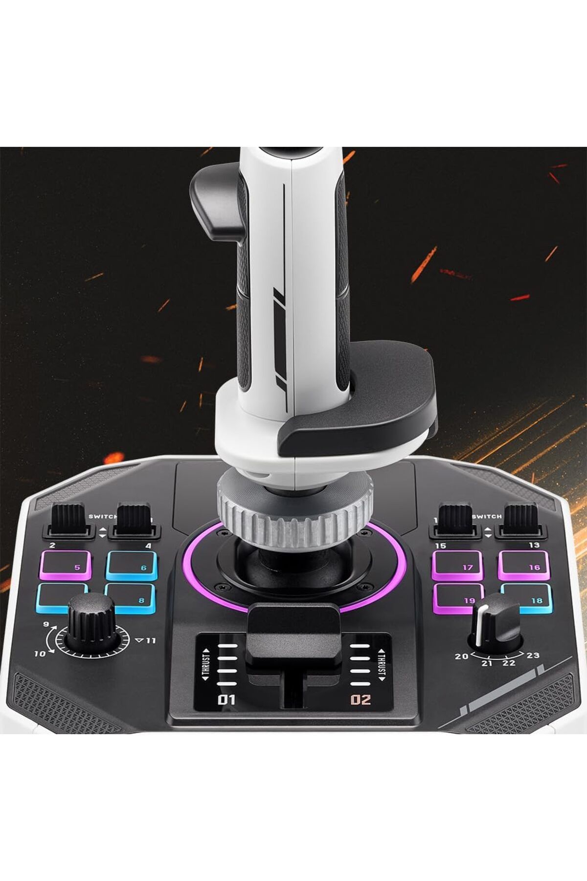 Thrustmaster-Sol-R1 Flight Joystick with 44 Buttons & Hall Effect Tech for Precise Space Simulation 5