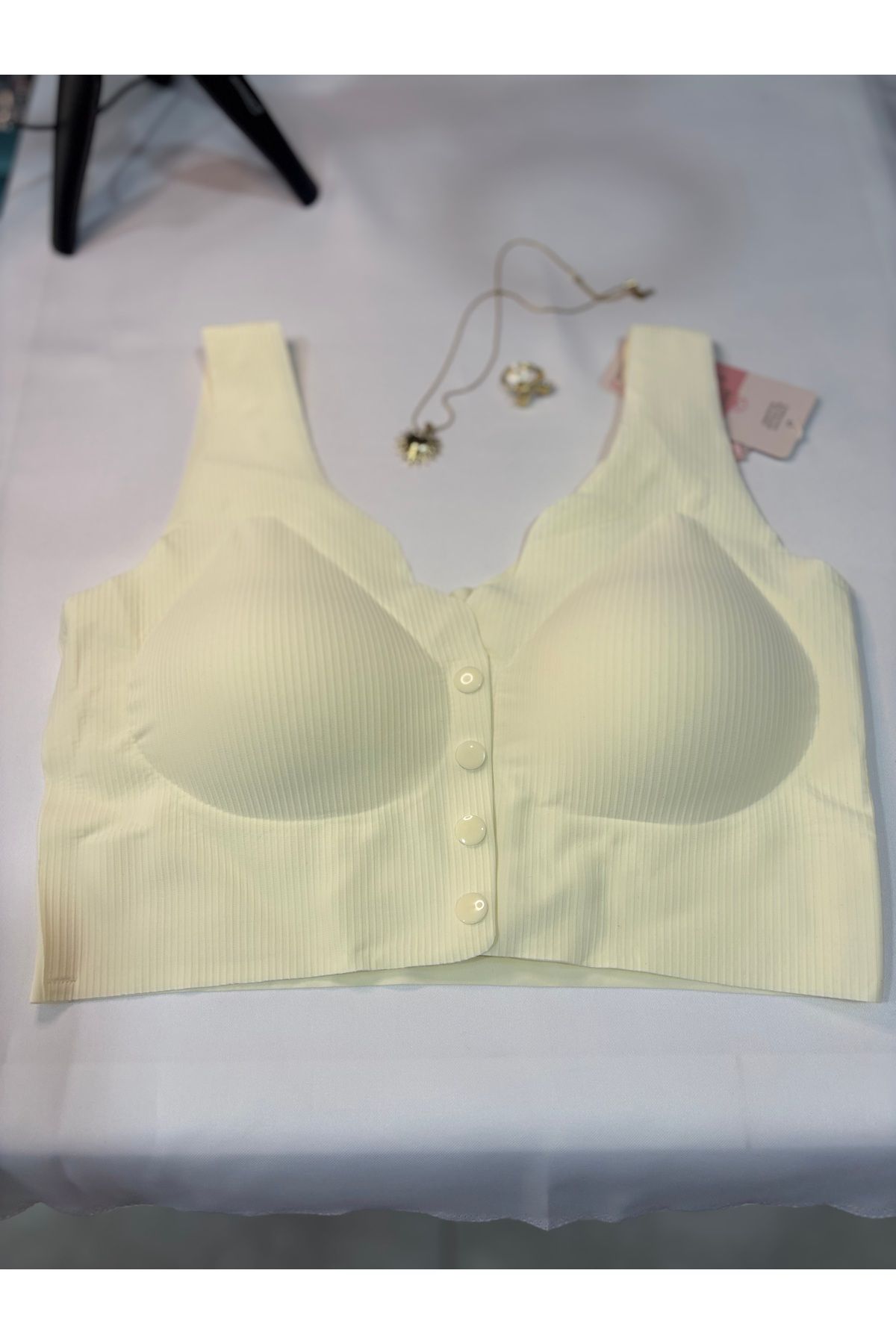 ARONA Beyaz Önden Çıtçıtlı Sütyen