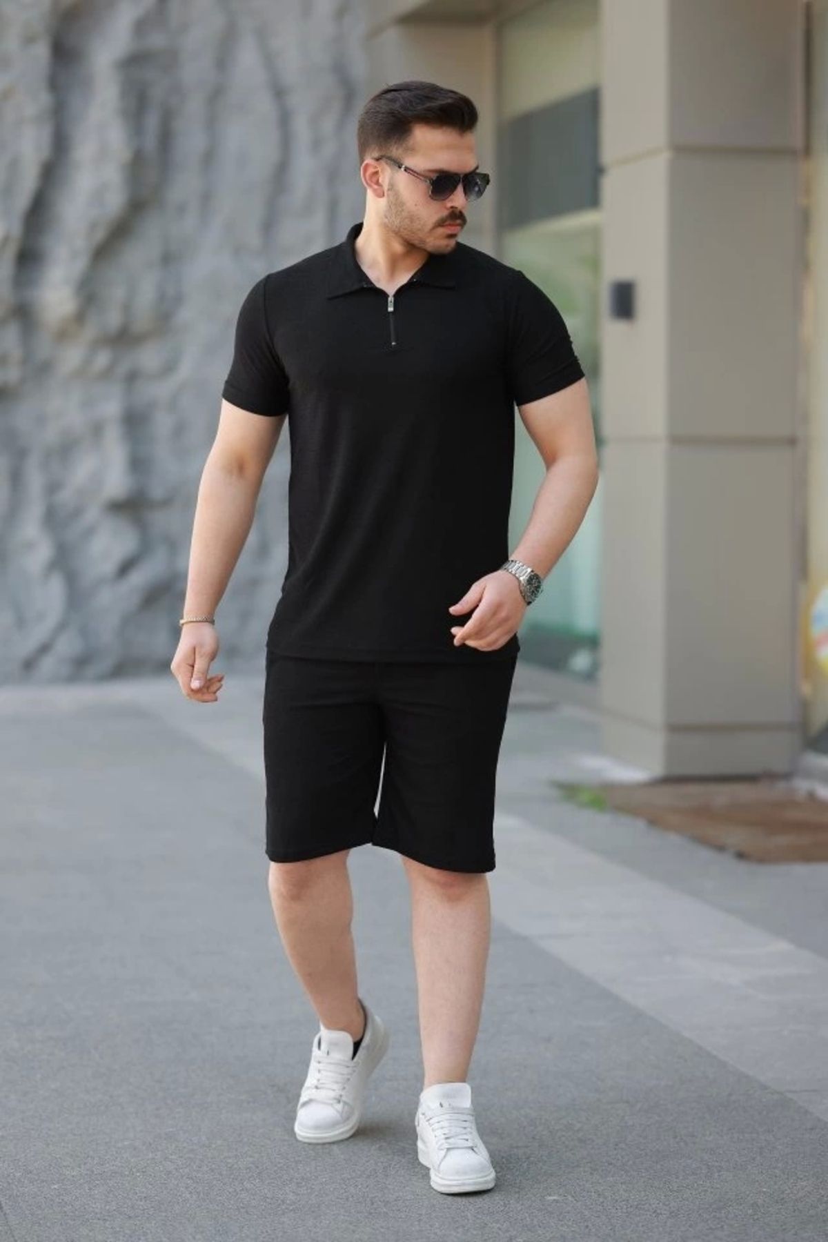 Butik Erkek şort Tişört Alt üst Takım
