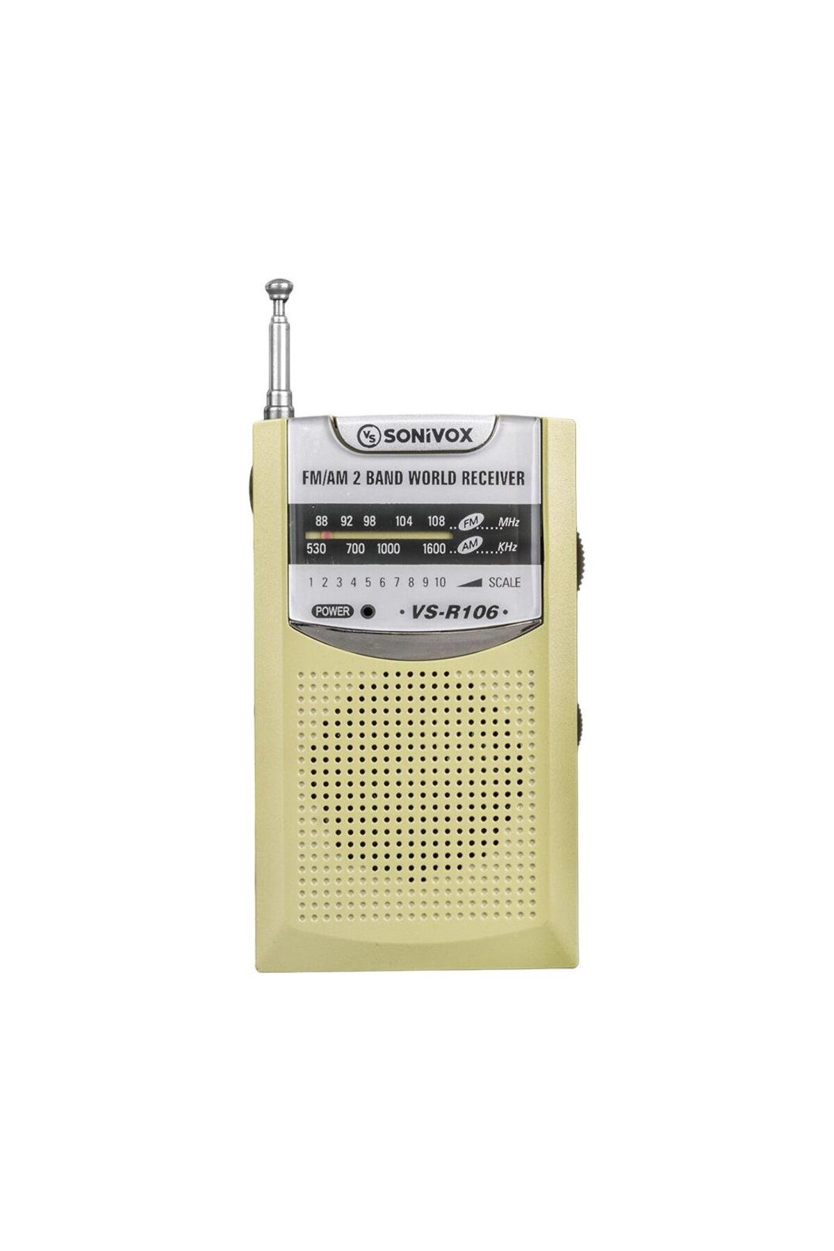 Powermaster Sonivox VS-R106 Analog Radyo Gold Renk
