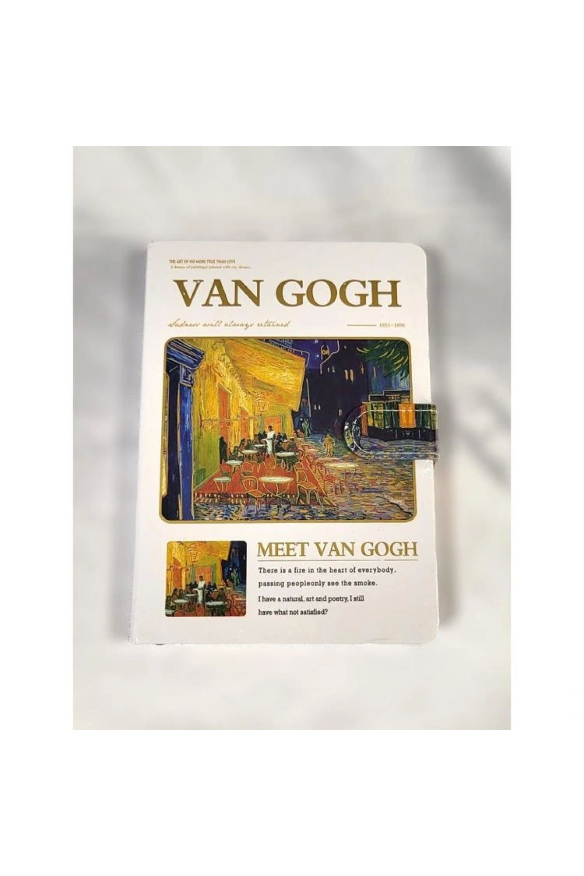 Odak 8600-13 Van Gogh Mıknatıslı Sert Kapak Çizgili Defter
