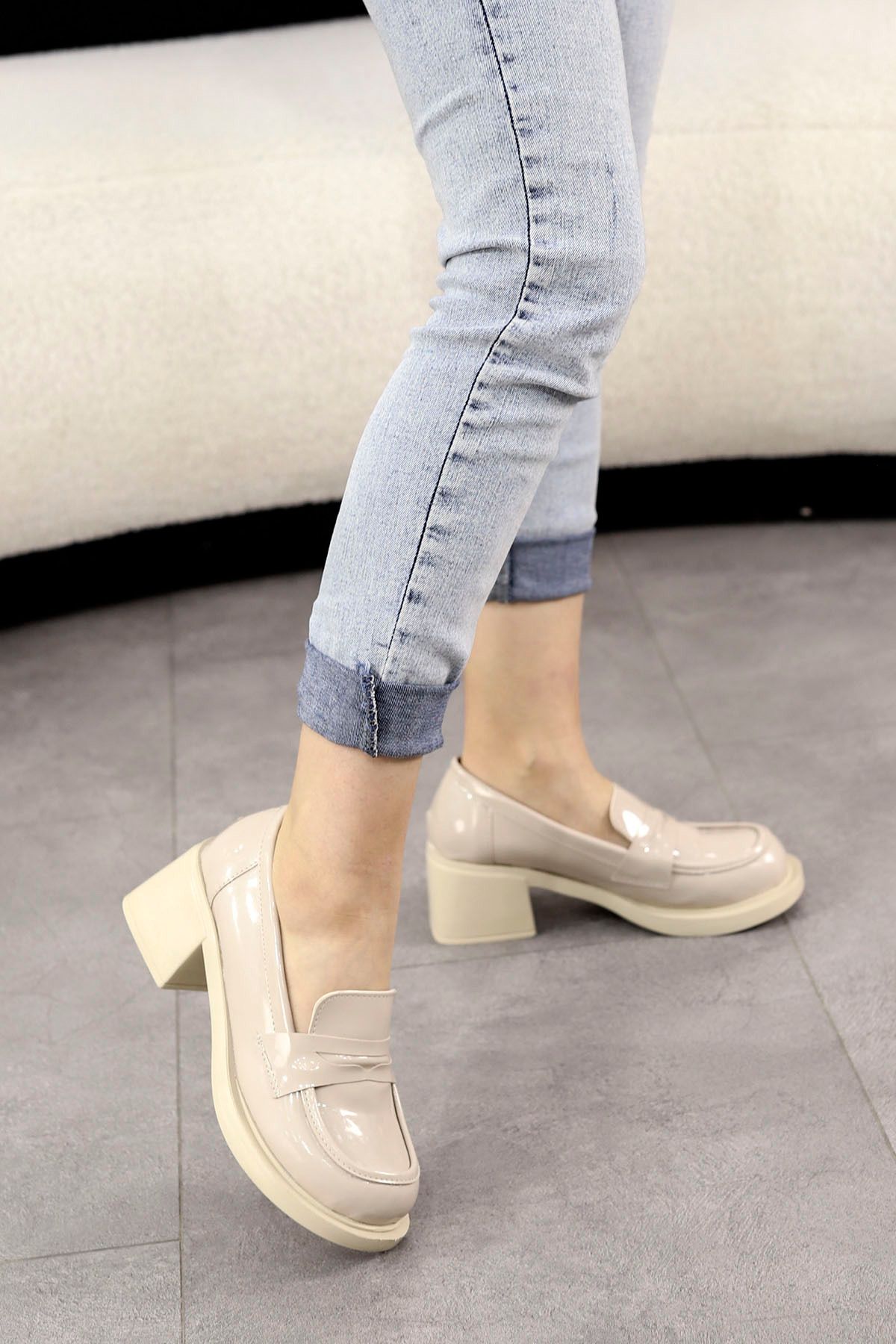 Mamito Ayakkabı MSN 506 Topuklu Loafer
