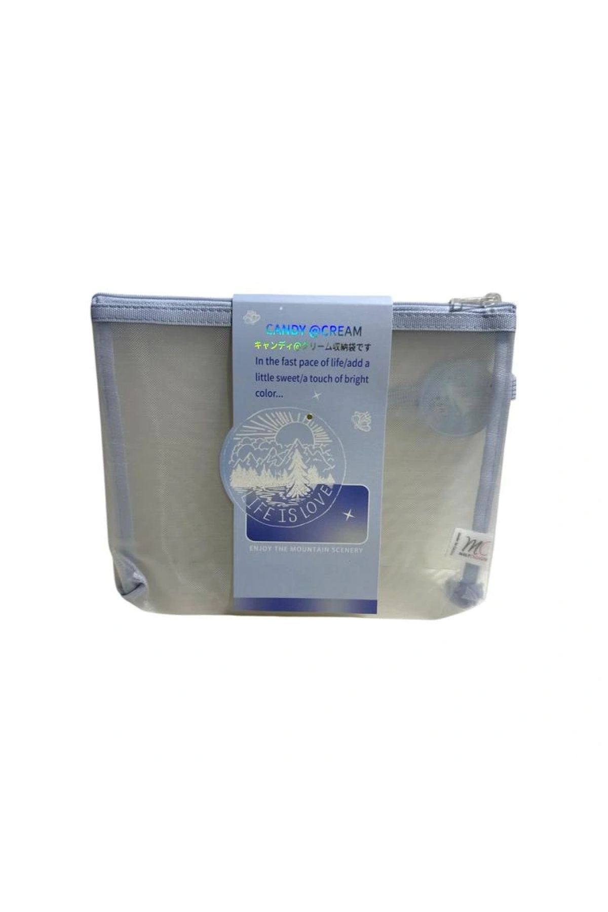 Odak MW75101 FERMUARLI PASTEL RENK SAPLI FİLELİ A5 ÇANTA ( MESH DOSYA) - TEKLİ