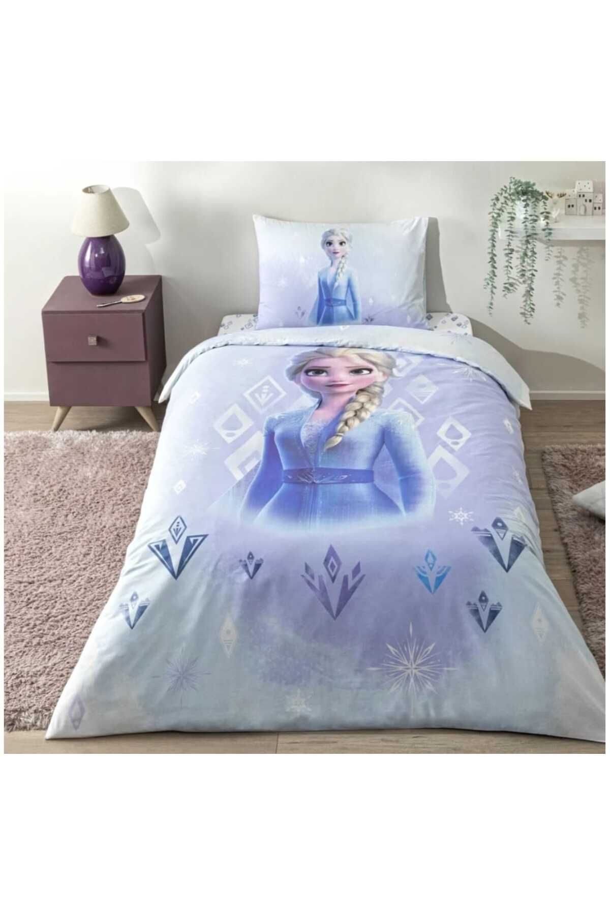 Taç TAÇ LİSANSLI DISNEY FROZEN DIAMOND TEK KİŞİLİK NEVRESİM TAKIMI