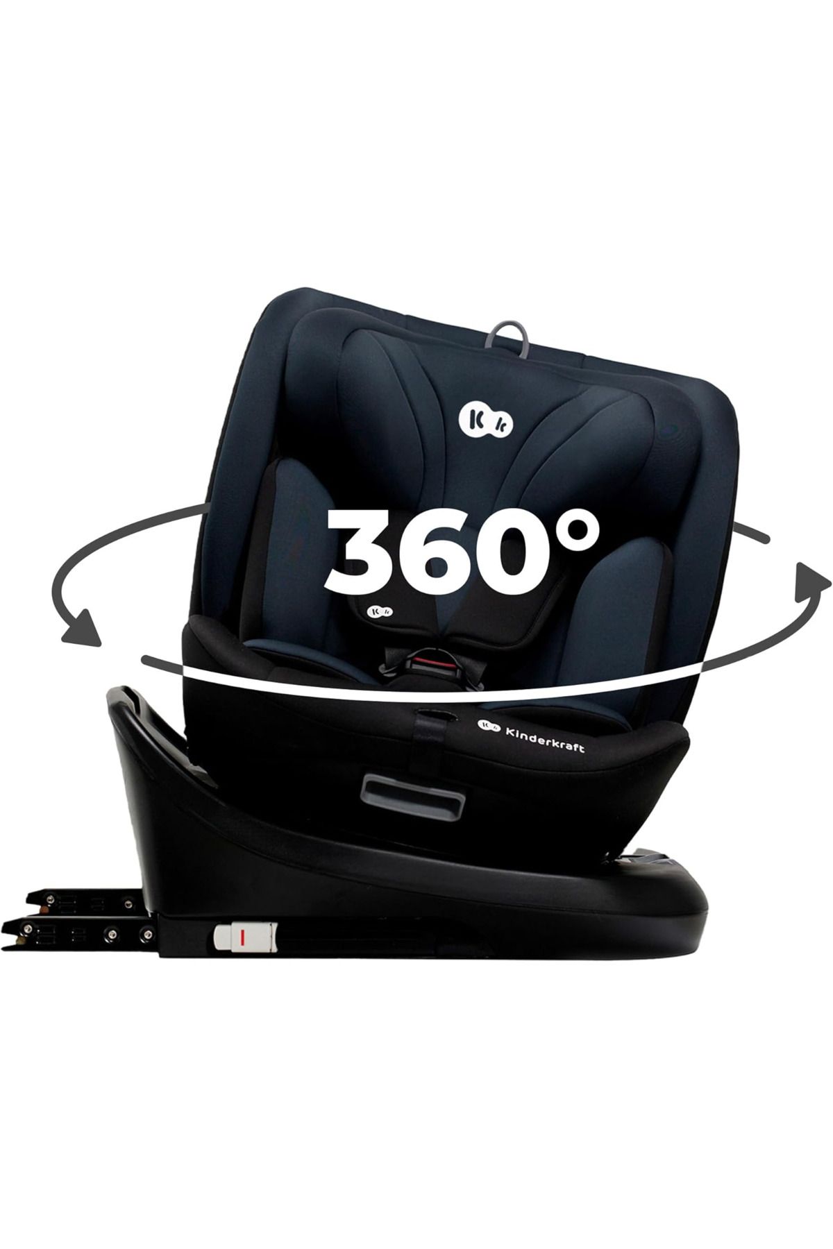 Kinderkraft I-Grow 360° Dönebilen Oto Koltuğu, 40–150 cm, 0–36 kg, ISOFIX, RWF/FWF