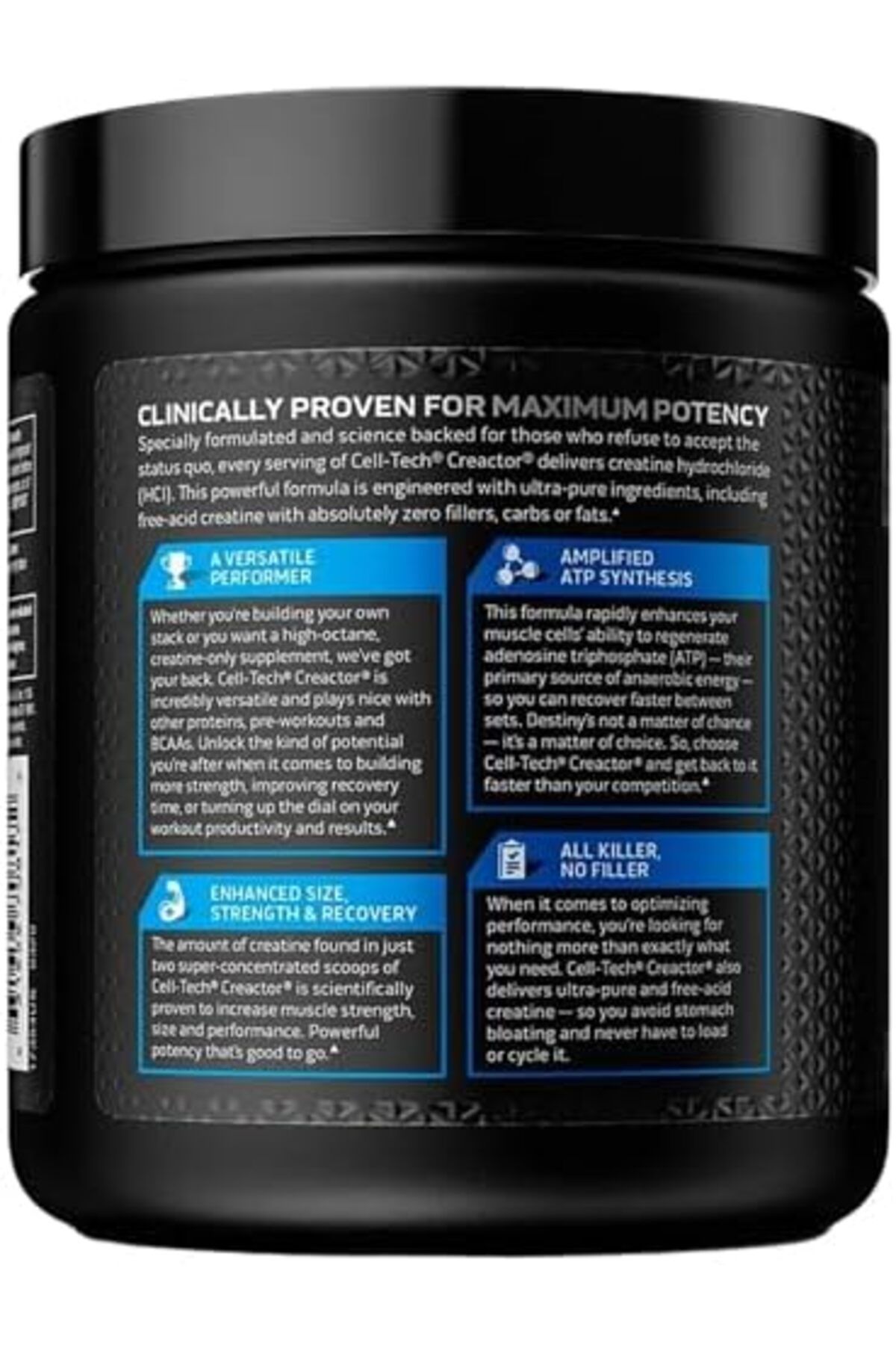 MUSCLETECH-MuscleTech Cell-Tech Creactor Creatine HCl to Build Muscle, Boost Strength, Fruit Punch 120 Servings 2