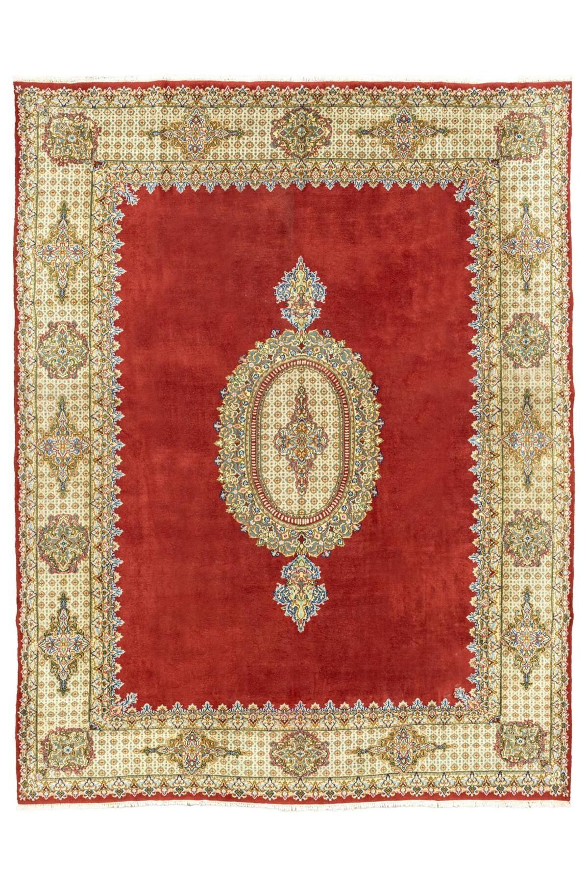 Soho Antiq Armiya Madalyon Desenli Büyük İran Halısı 304x390 cm