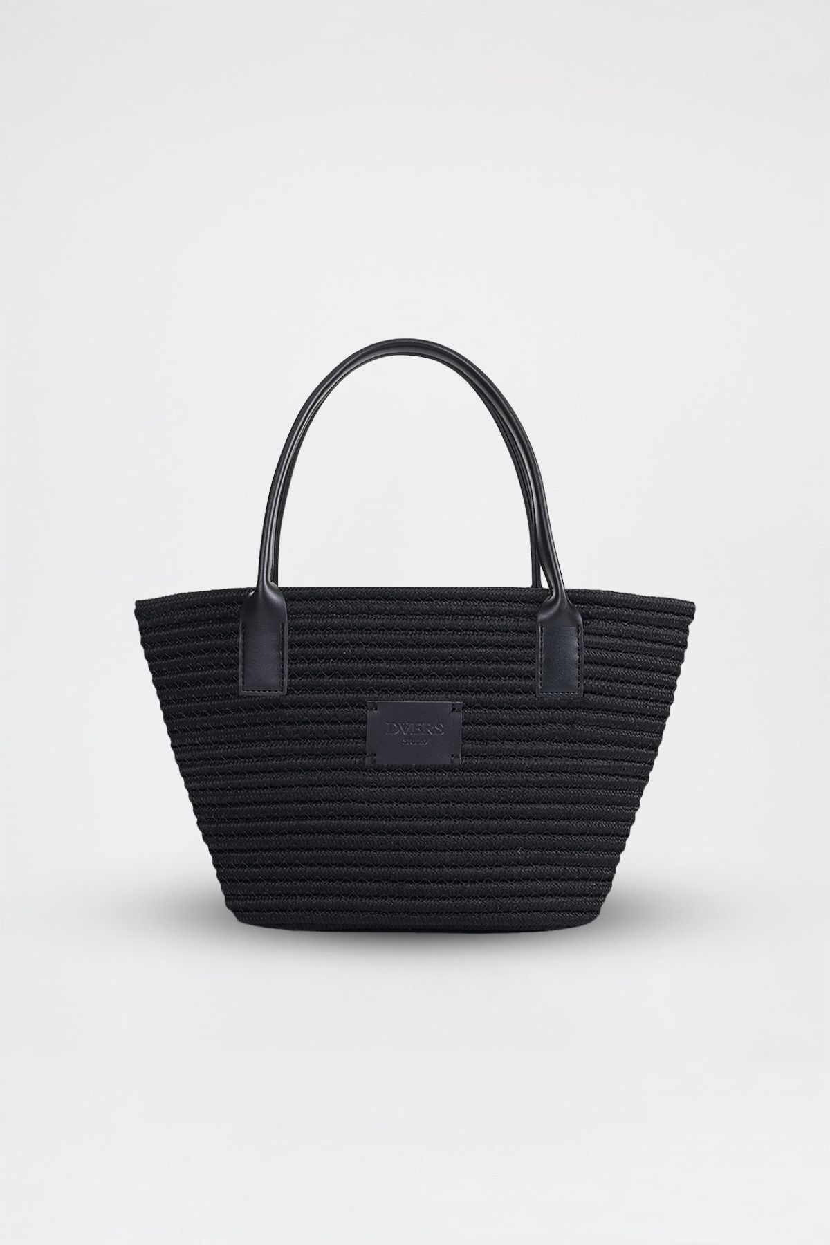 D'VERS Handmade Astarlı Hasır Tote Günlük Şık Tasarım, Geniş İç Hacim, Omuz ve Plaj Çantası